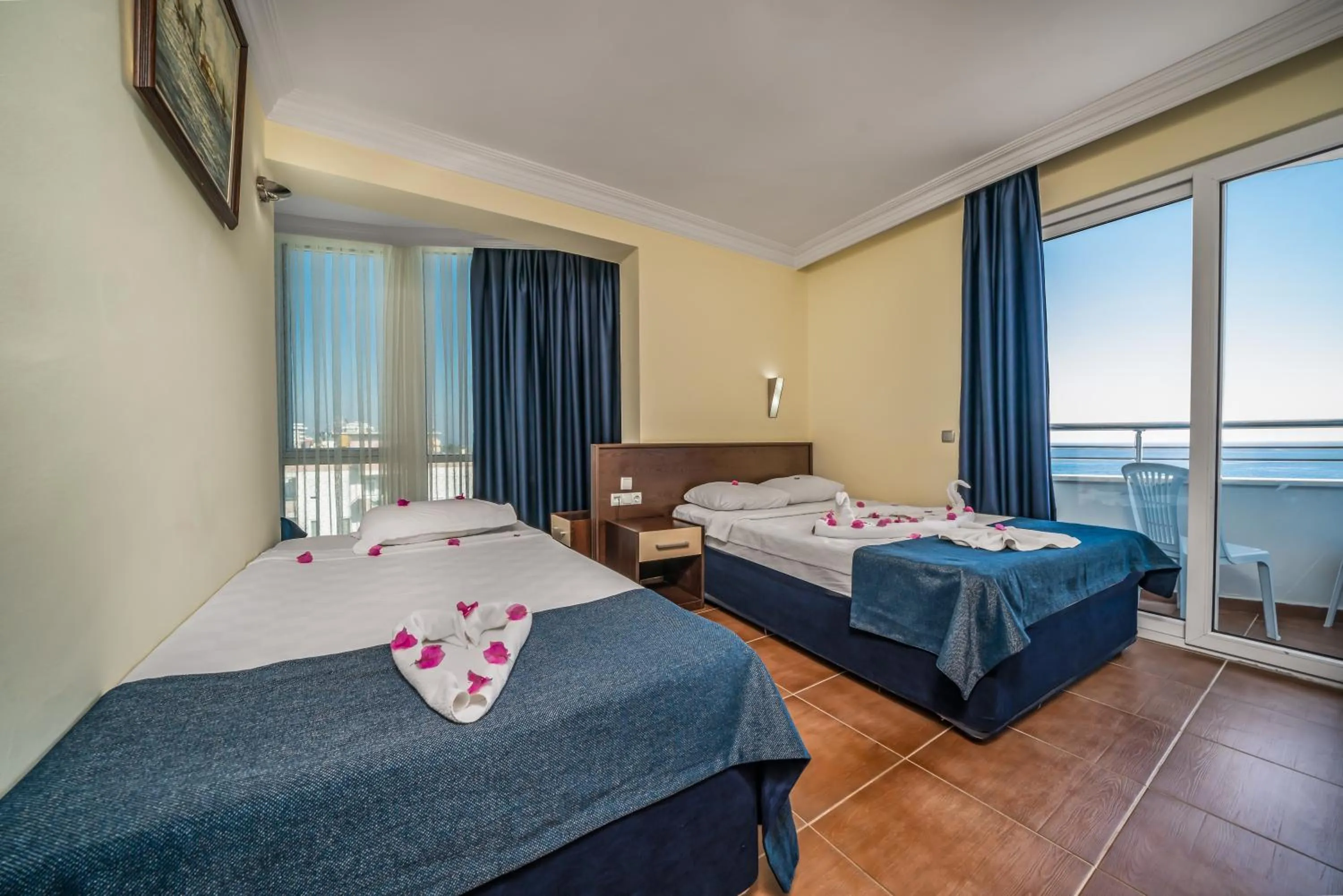 Bed in Arsi Blue Beach Hotel