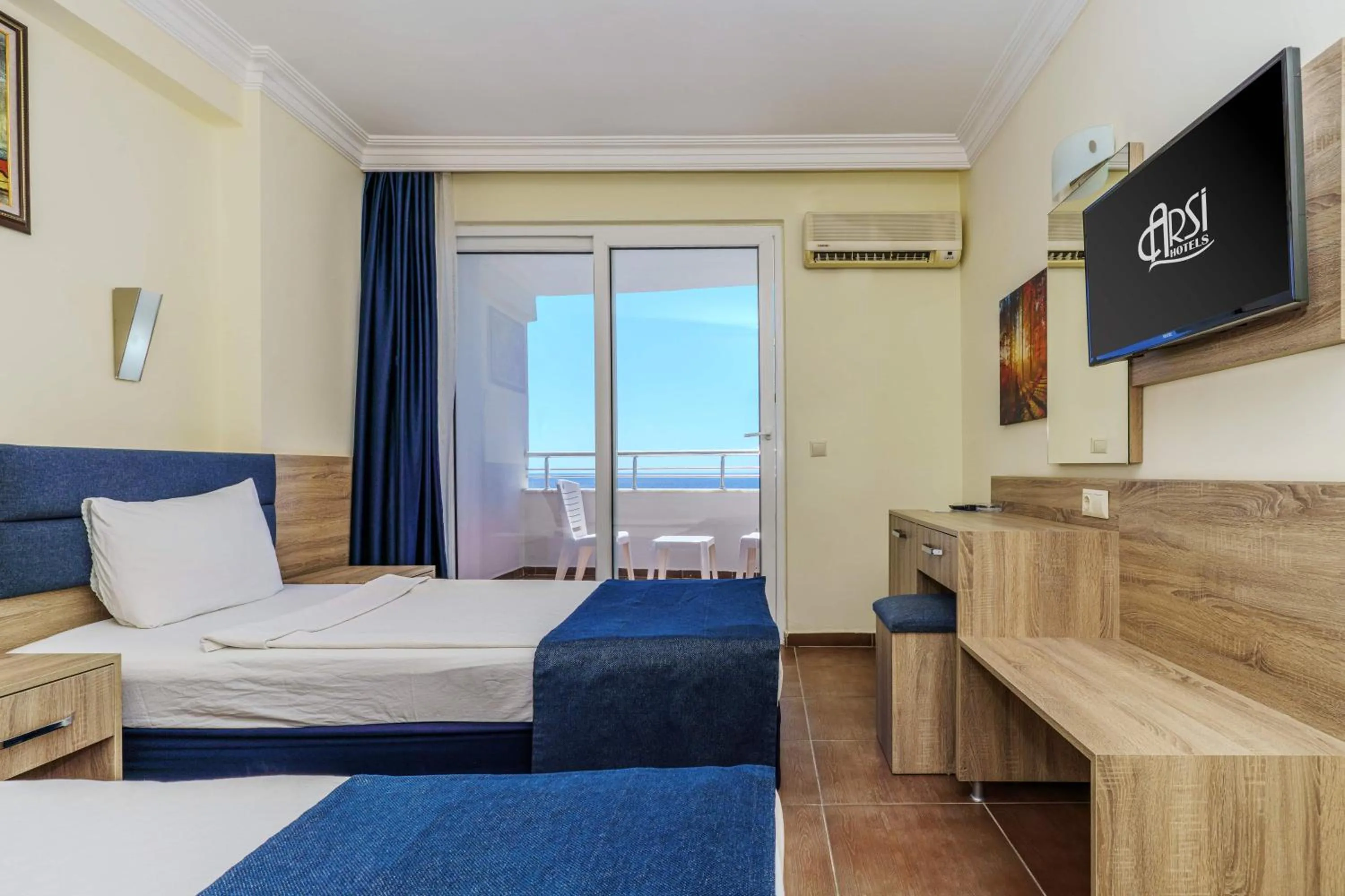 Bed in Arsi Blue Beach Hotel