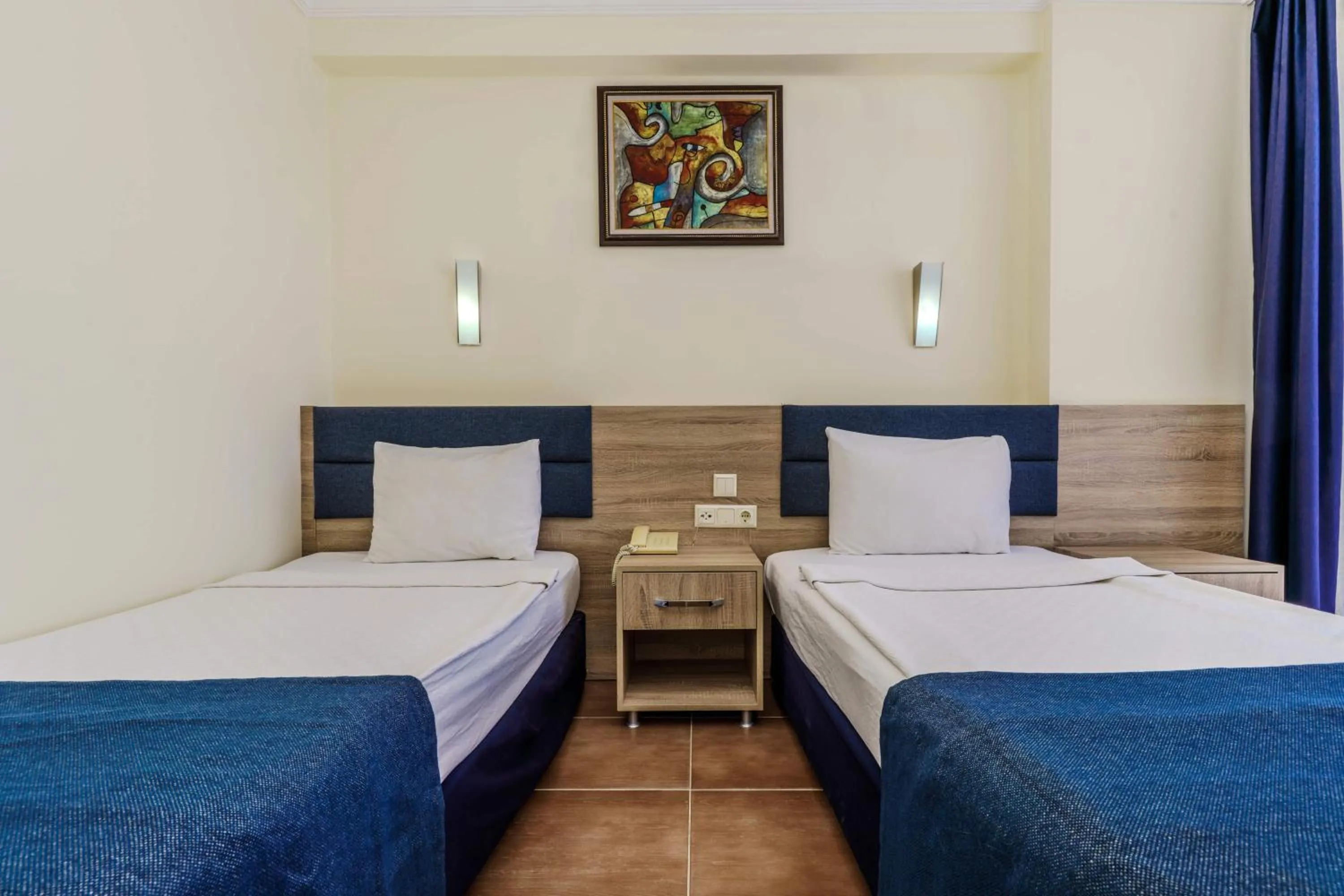 Bed in Arsi Blue Beach Hotel