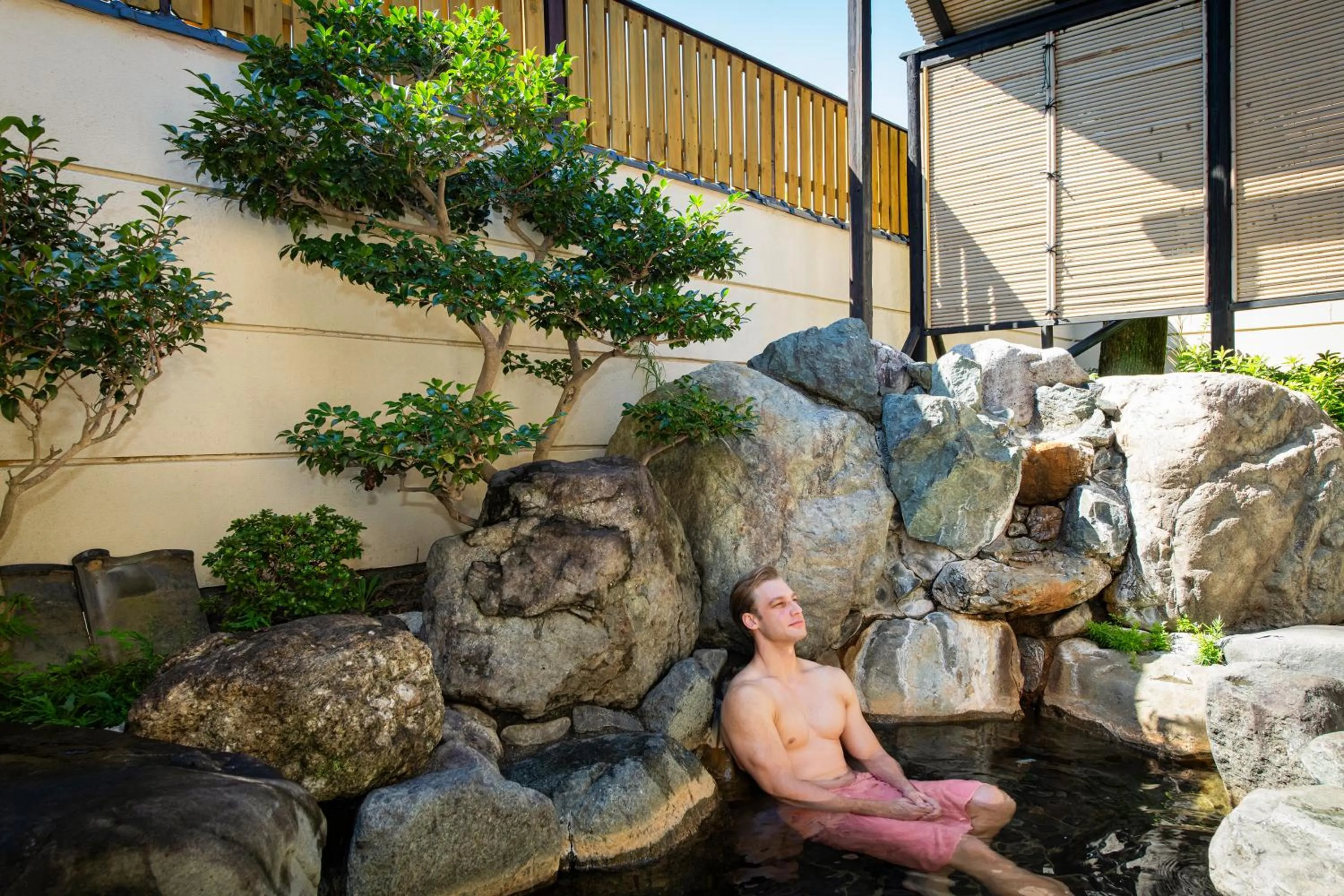 Open Air Bath in Hotel Hagoromo