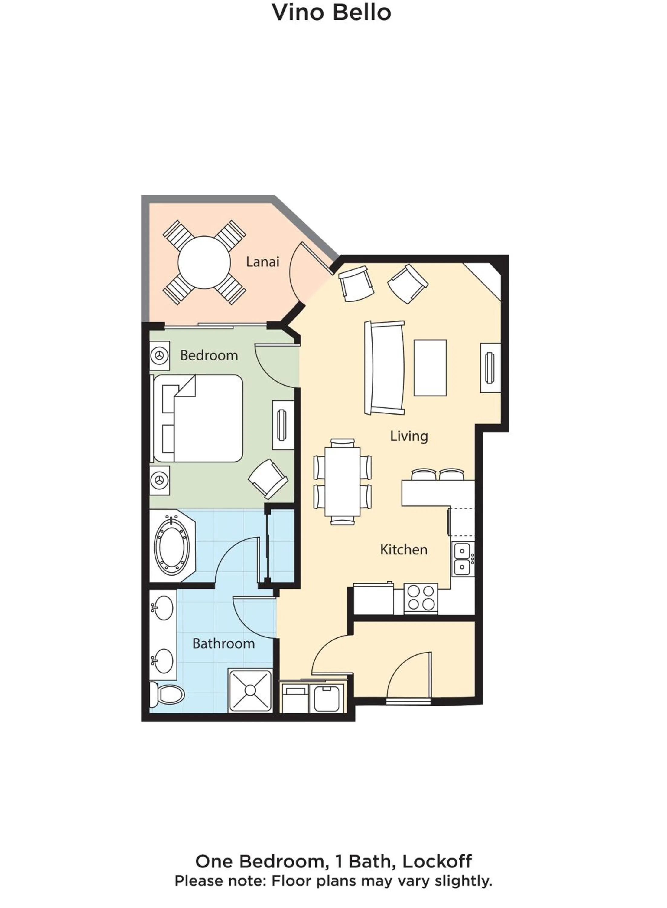 Floor plan in Vino Bello Resort