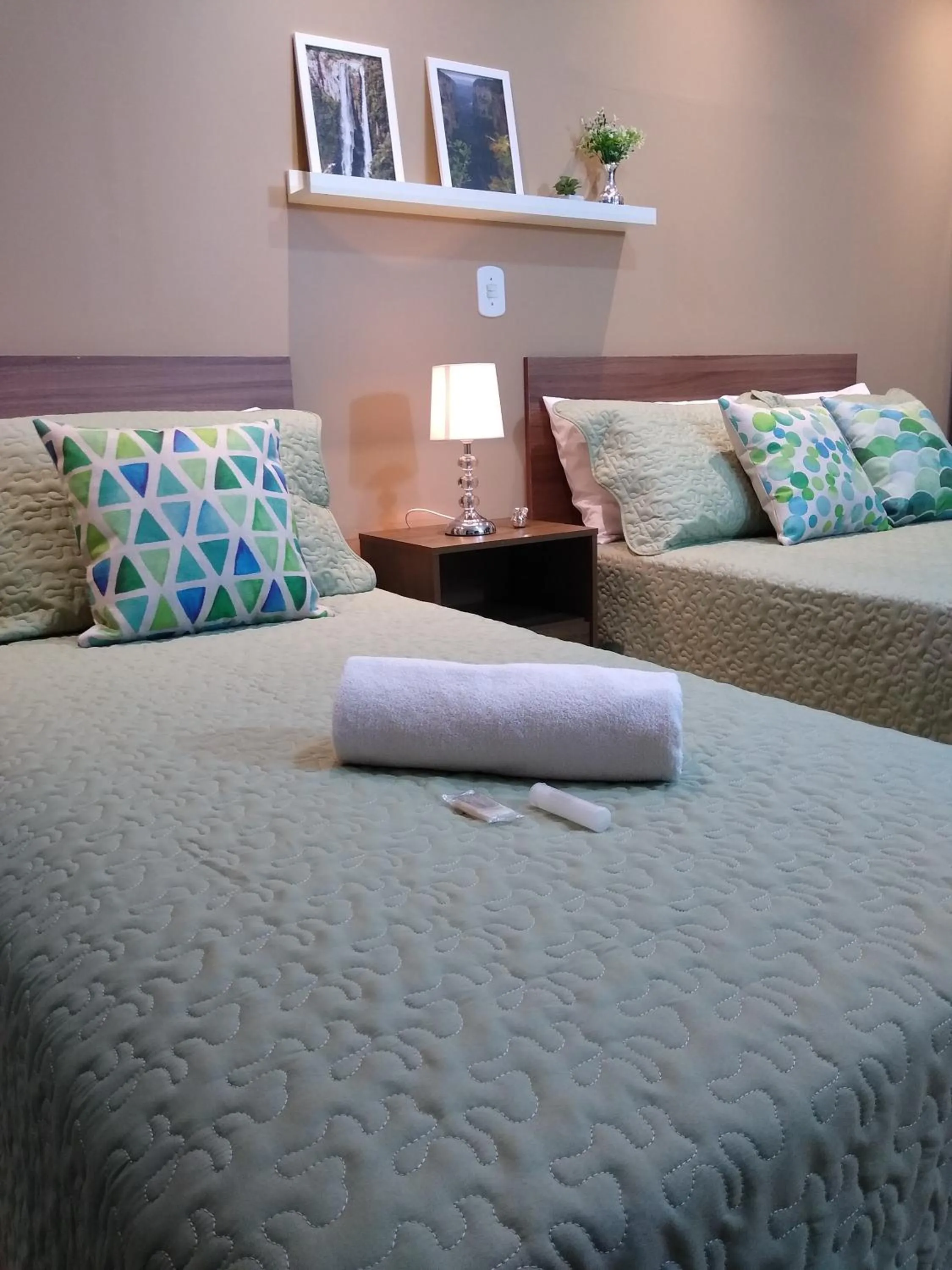 Bed in Pousada Vó Celina