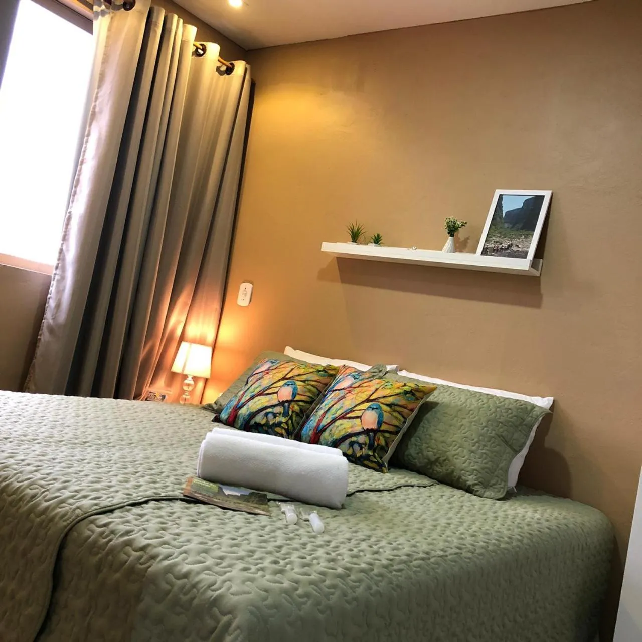 Bed in Pousada Vó Celina