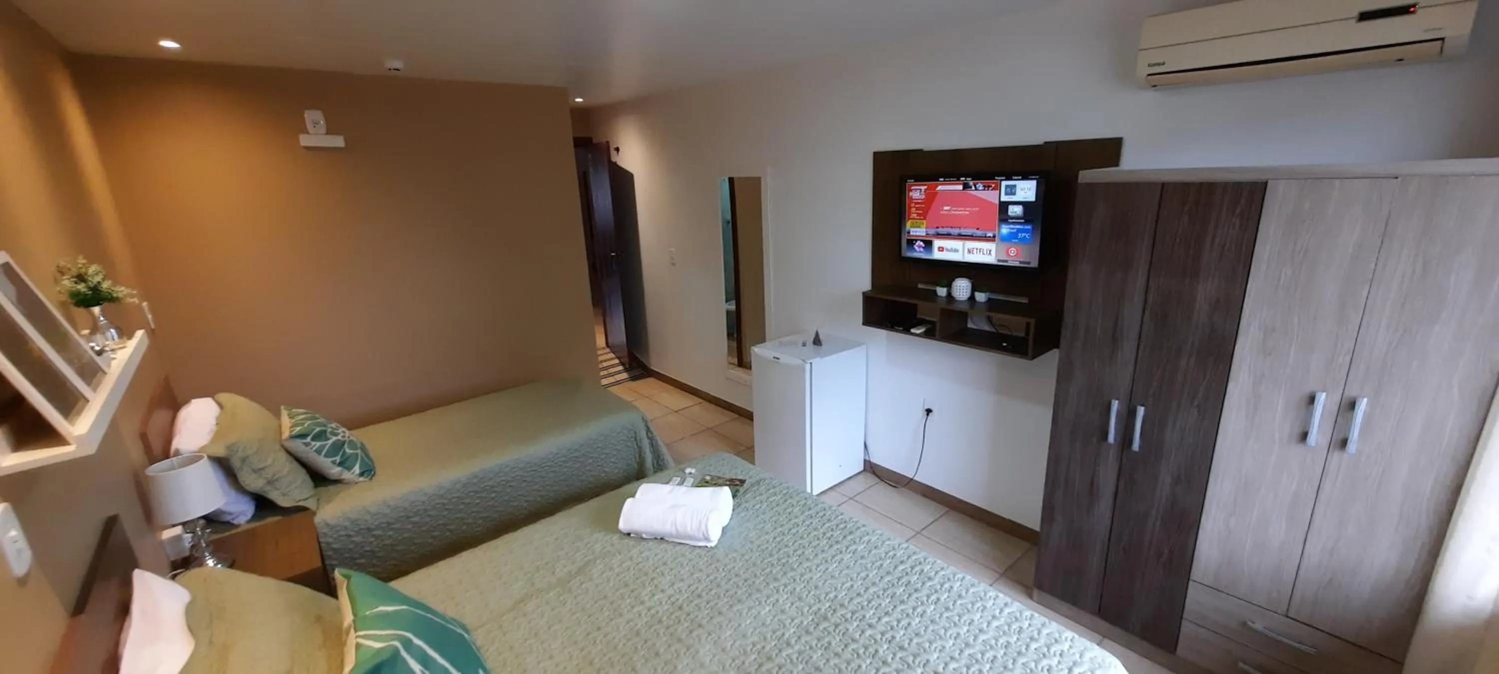 TV and multimedia, Bed in Pousada Vó Celina