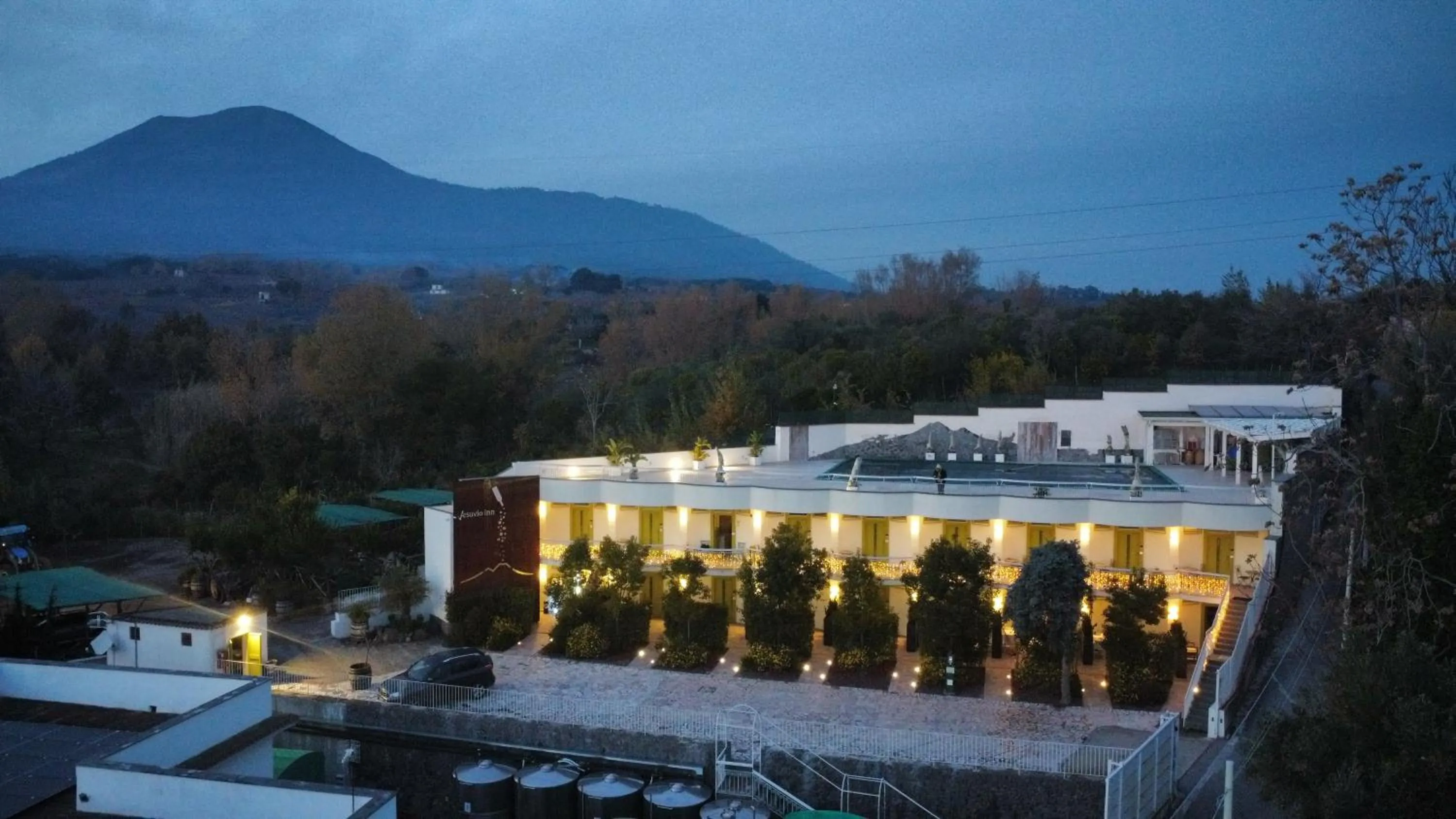 Patio in Vesuvio Inn Bed & Wine Experience