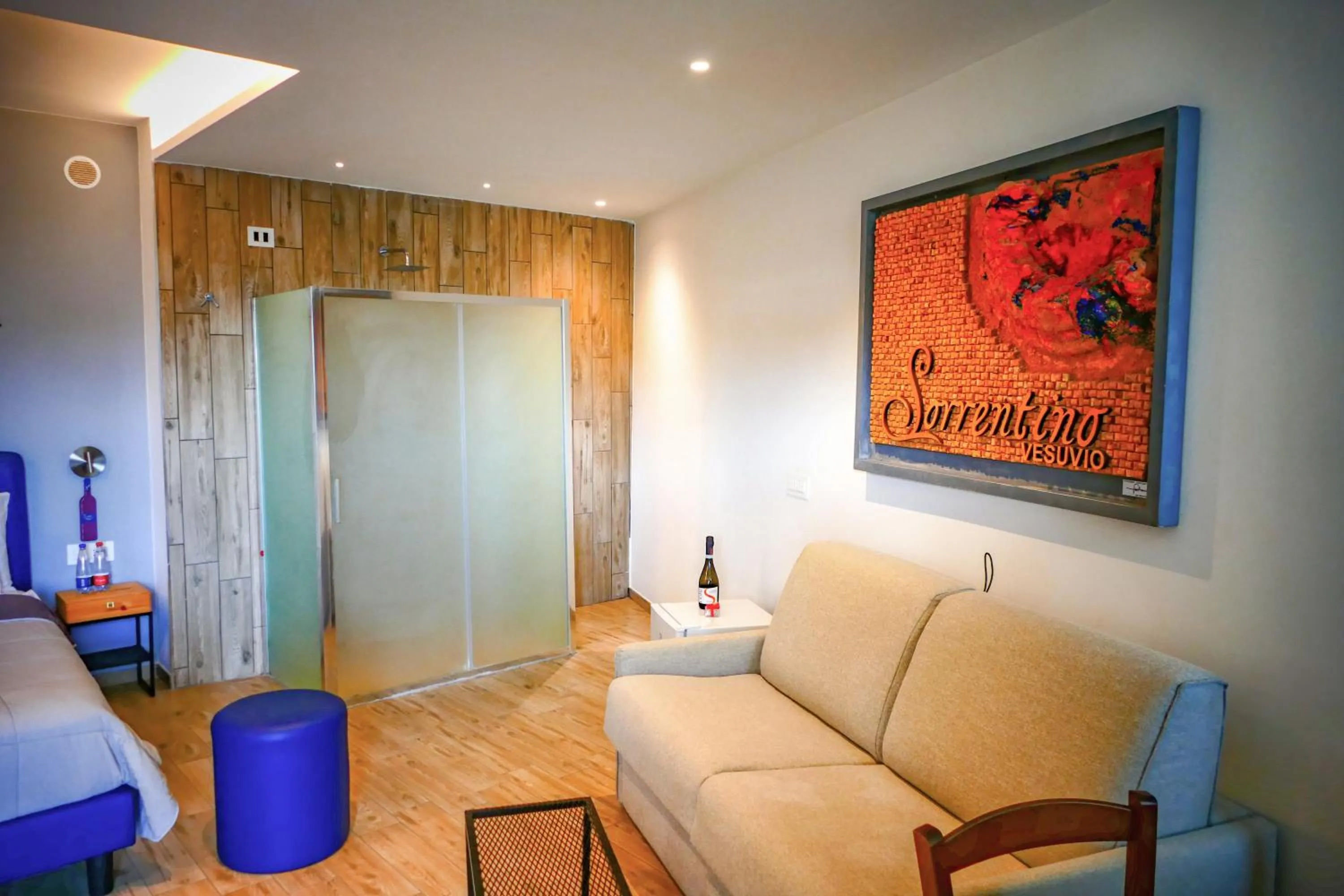 Shower in Vesuvio Inn Bed & Wine Experience