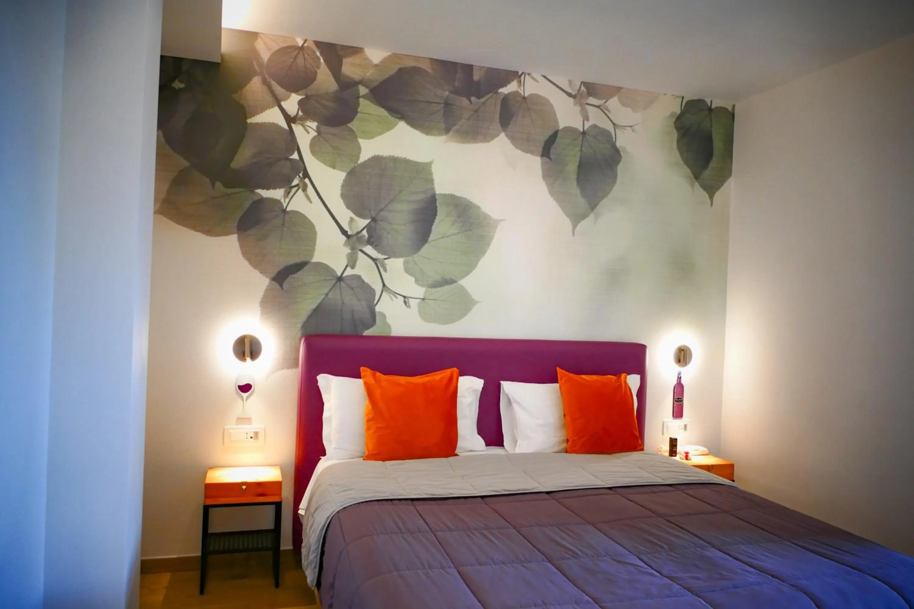 Bed in Vesuvio Inn Bed & Wine Experience