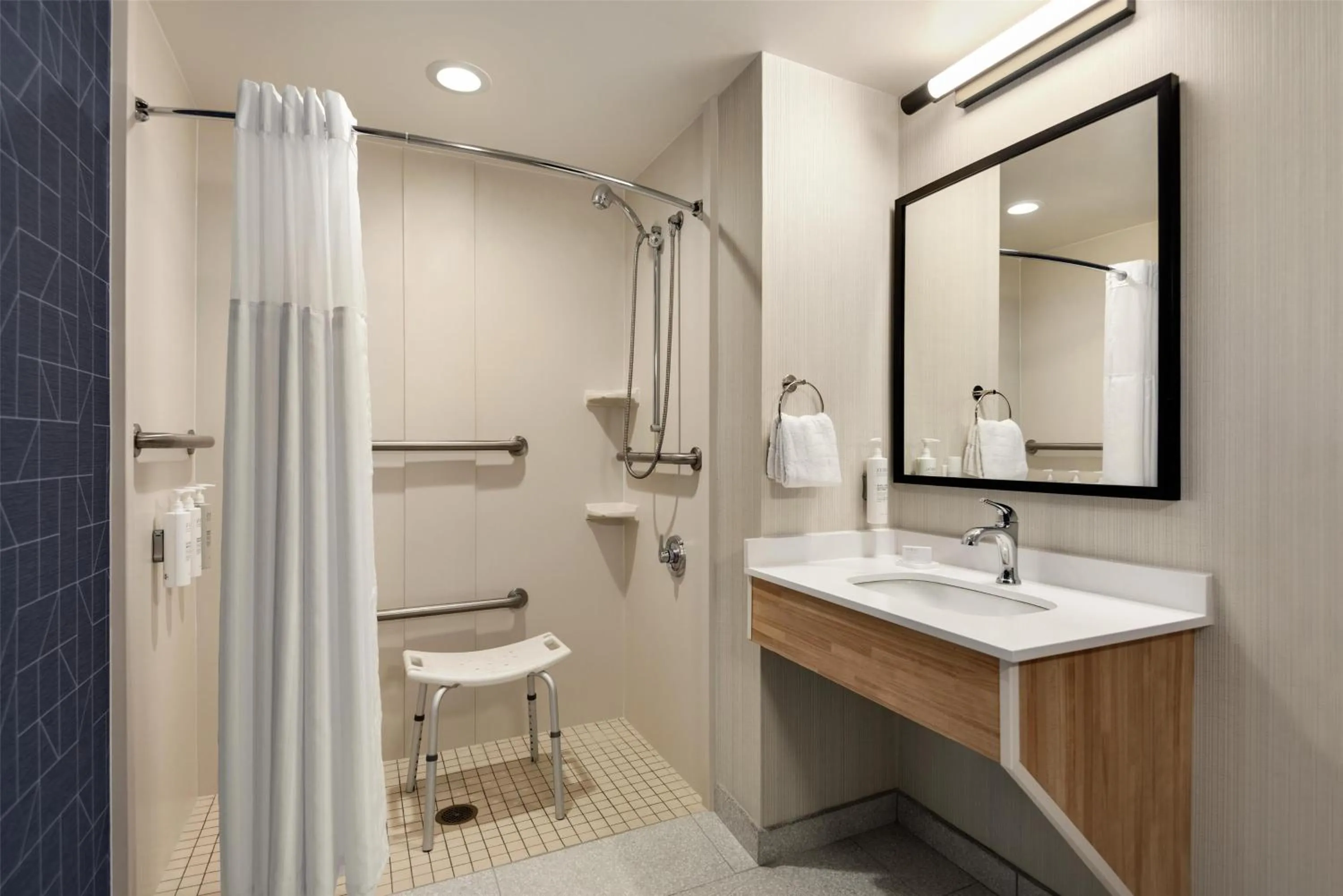 Bathroom in Spark by Hilton Woburn Boston