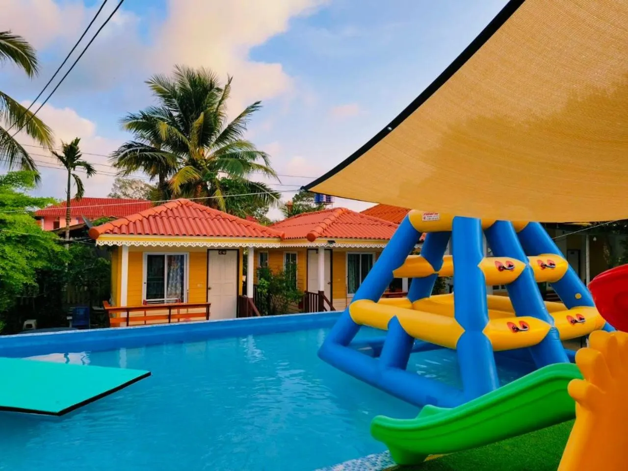 Aqua park in Pooma Resort
