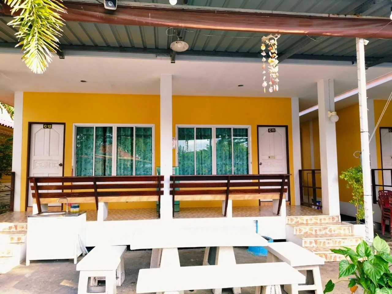 Patio in Pooma Resort