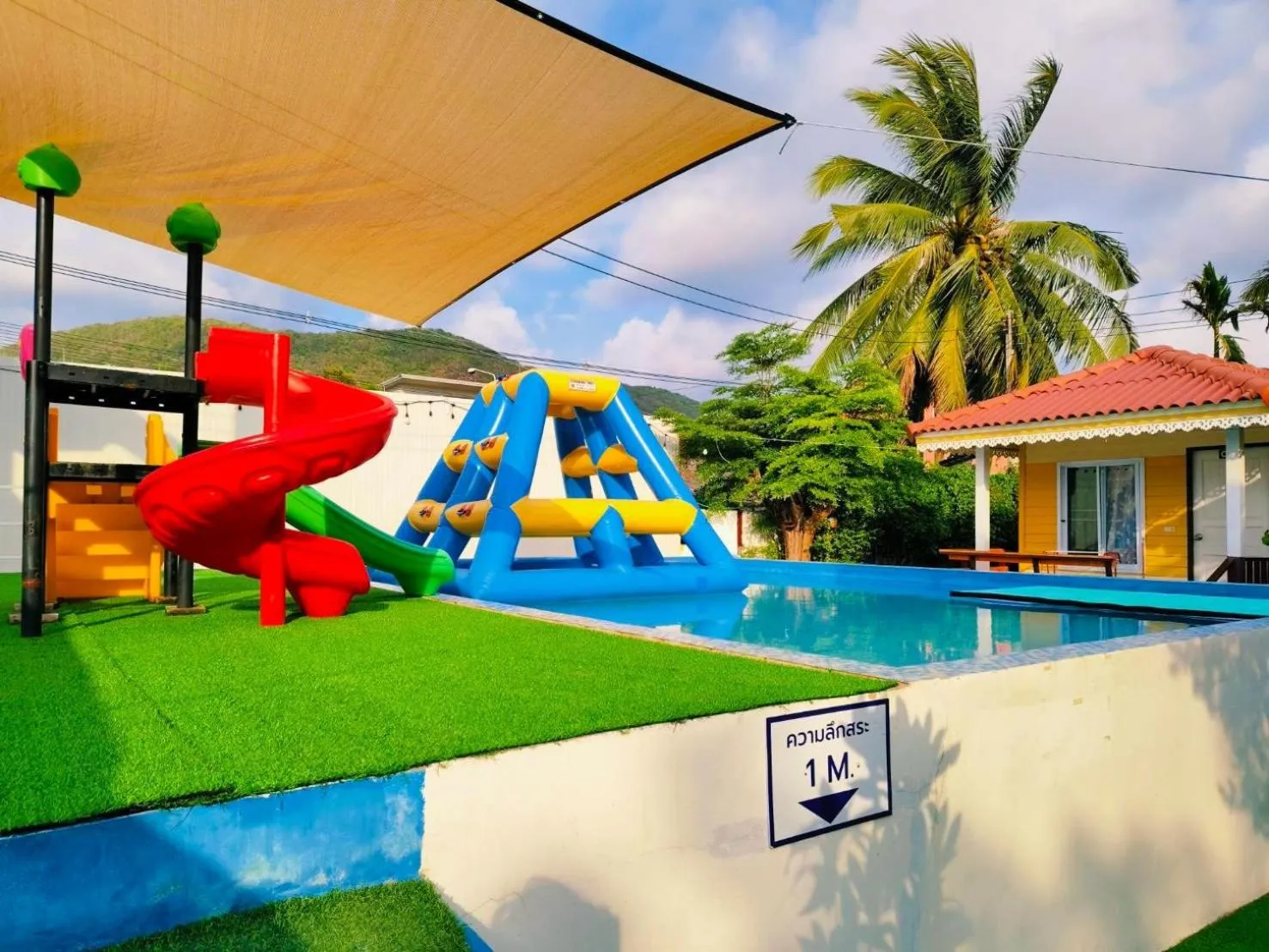 Children play ground in Pooma Resort