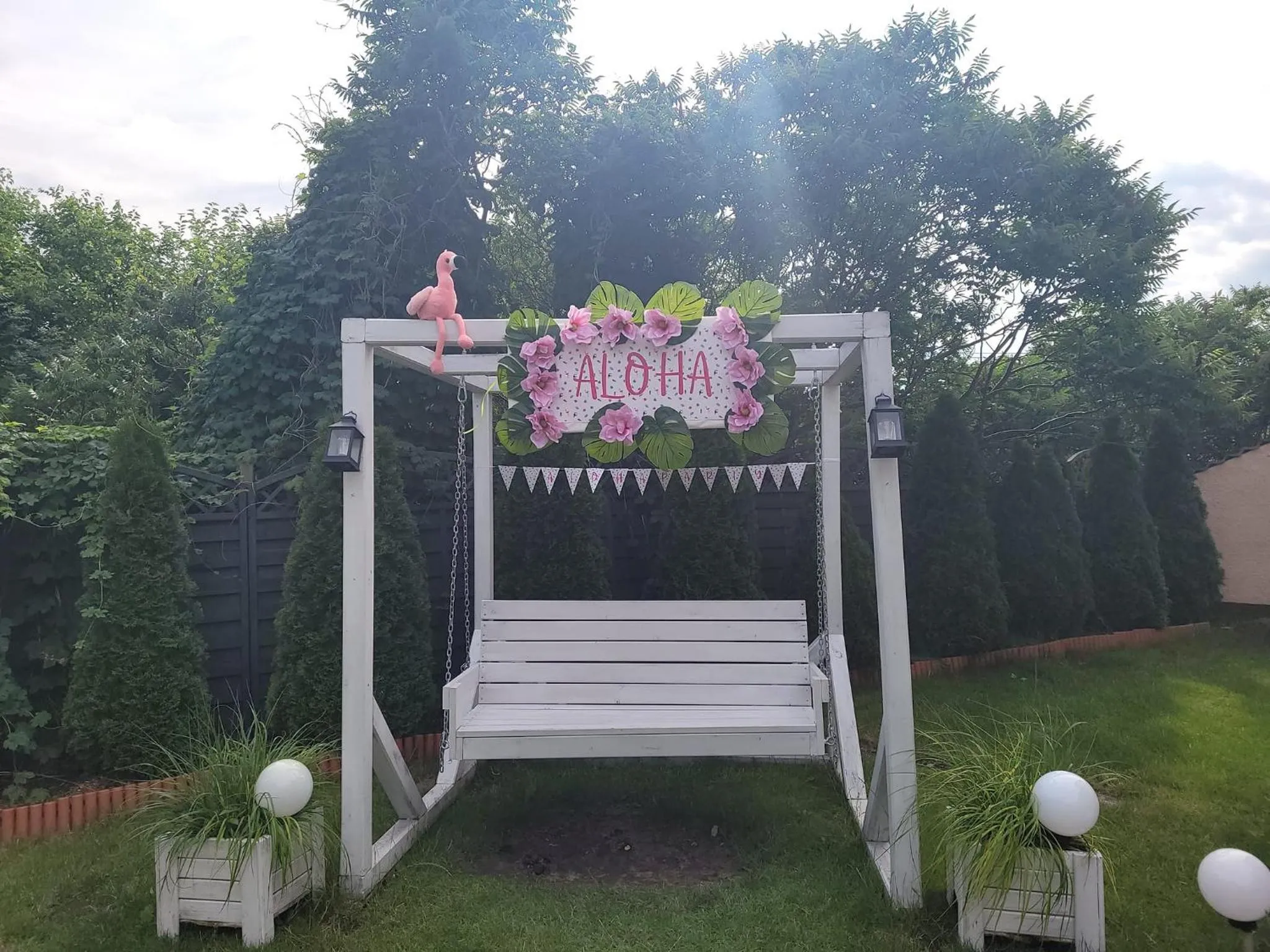 Garden in Motel Orion