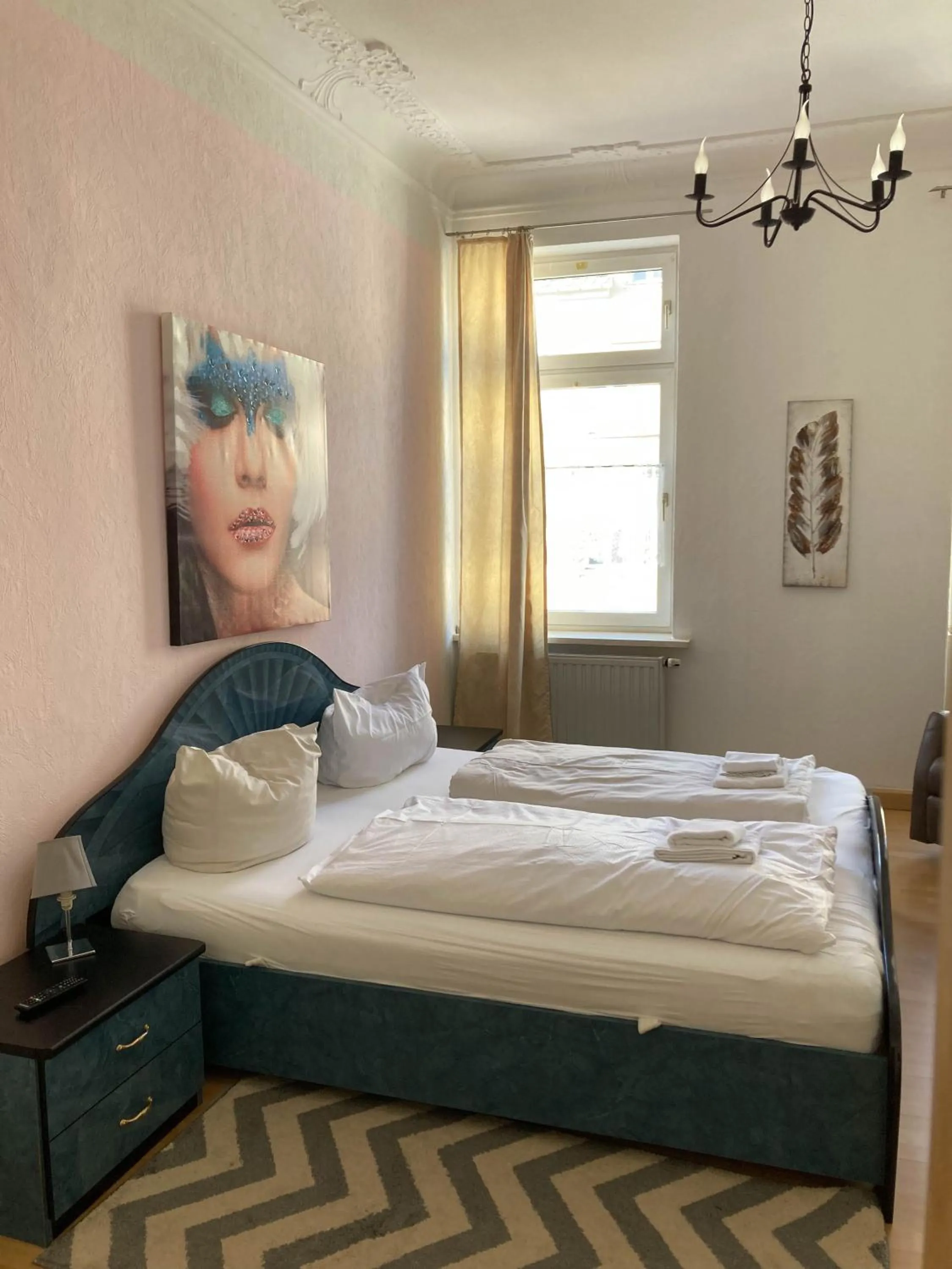 Bed in Mabri Apartments Plauen