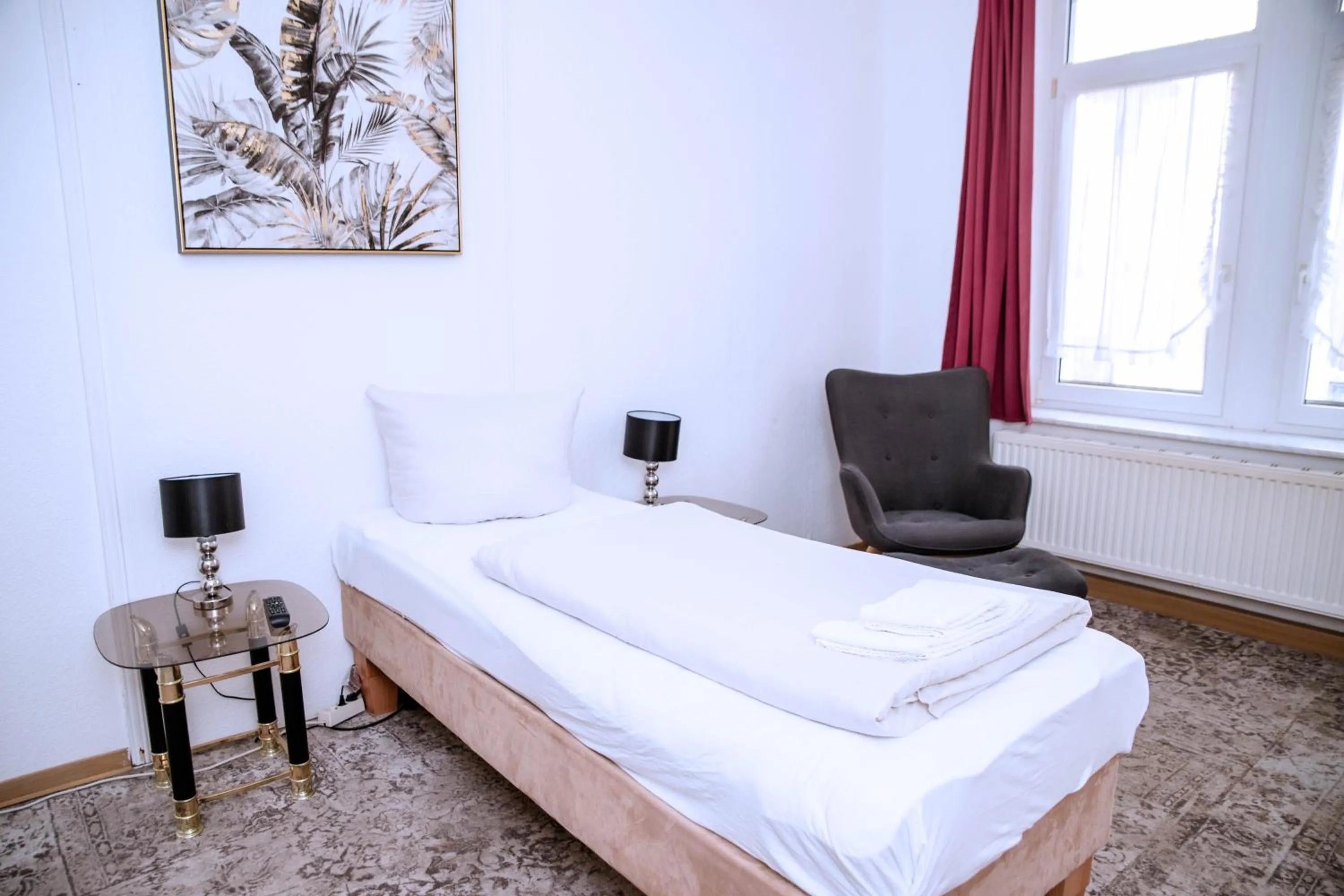 Bed in Mabri Apartments Plauen