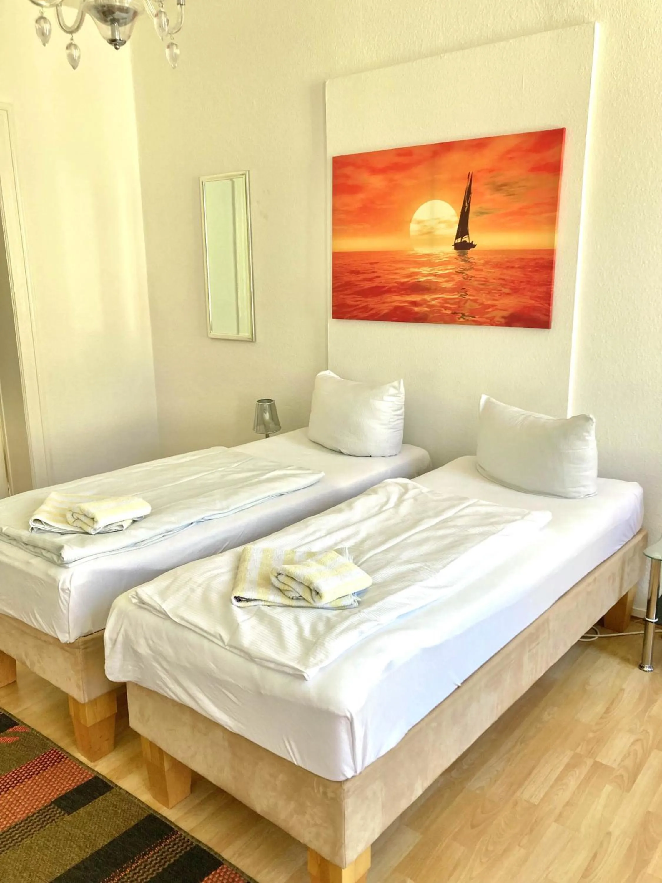 Bed in Mabri Apartments Plauen