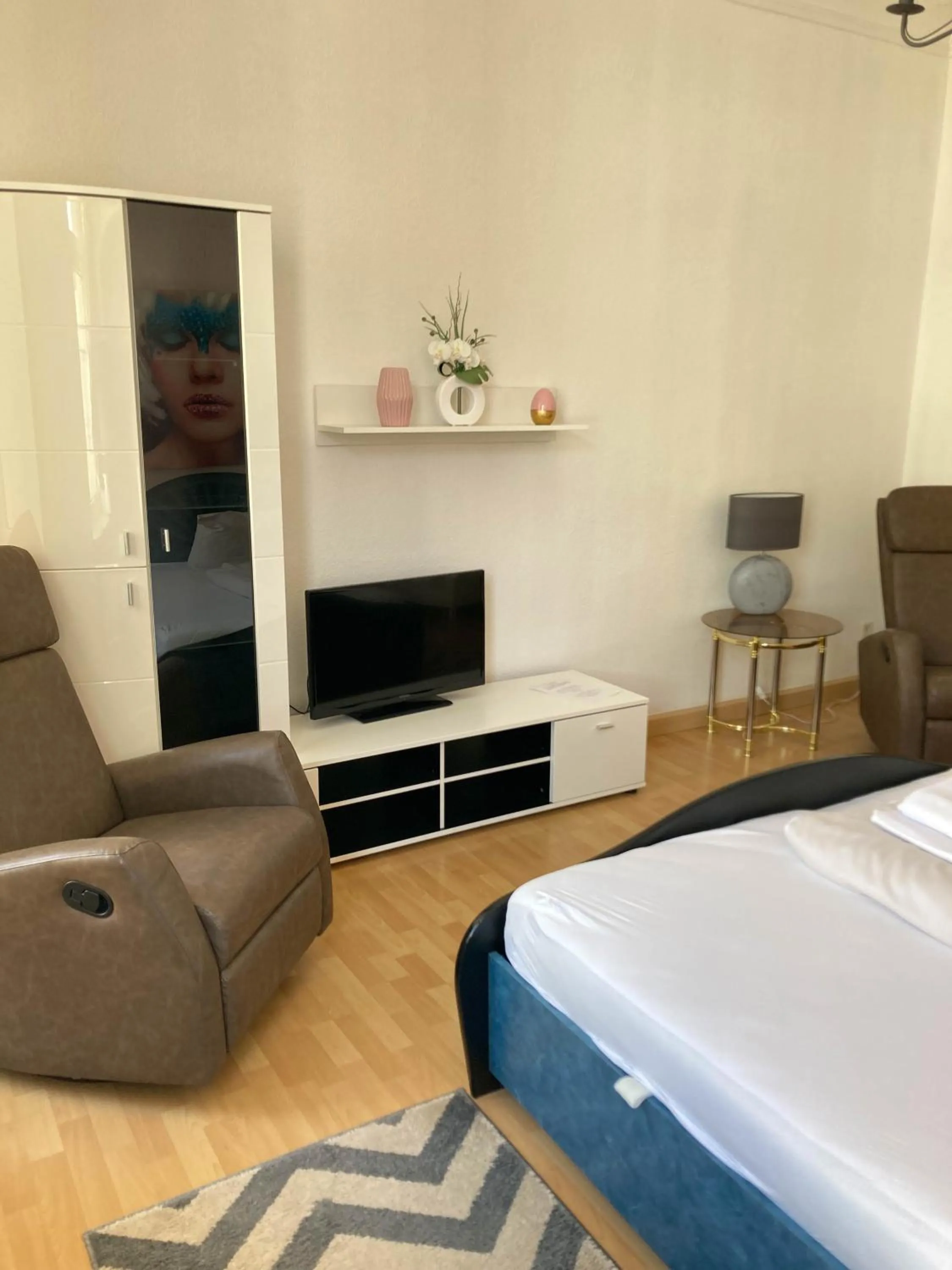 Bed in Mabri Apartments Plauen