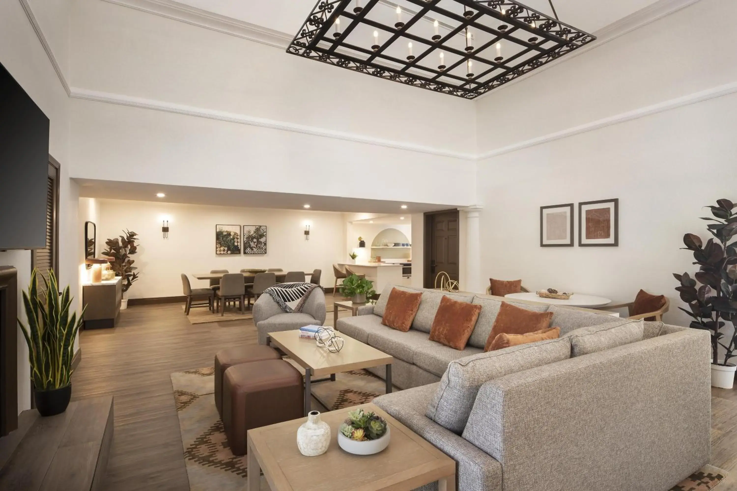 Living room in The Scottsdale Resort & Spa, Curio Collection by Hilton Living room in The Scottsdale Resort & Spa, Curio Collection by Hilton