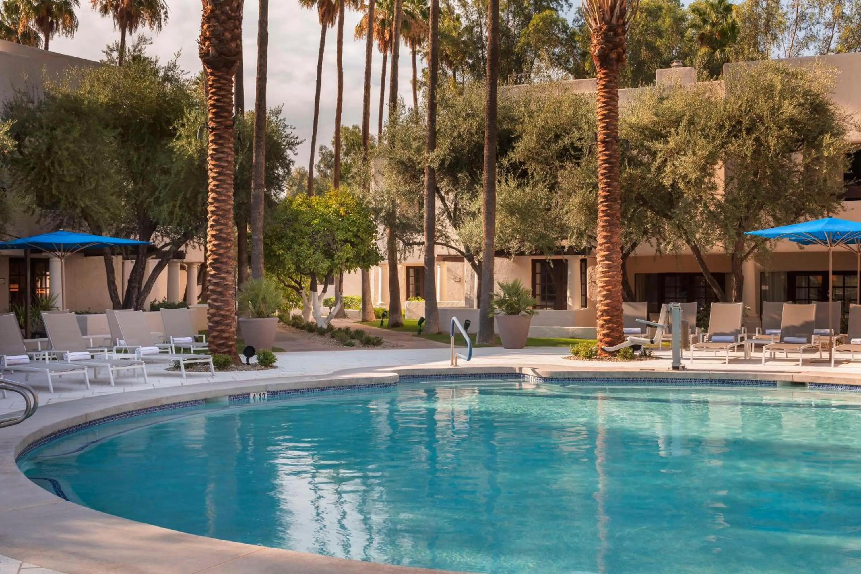 Pool view in The Scottsdale Resort & Spa, Curio Collection by Hilton