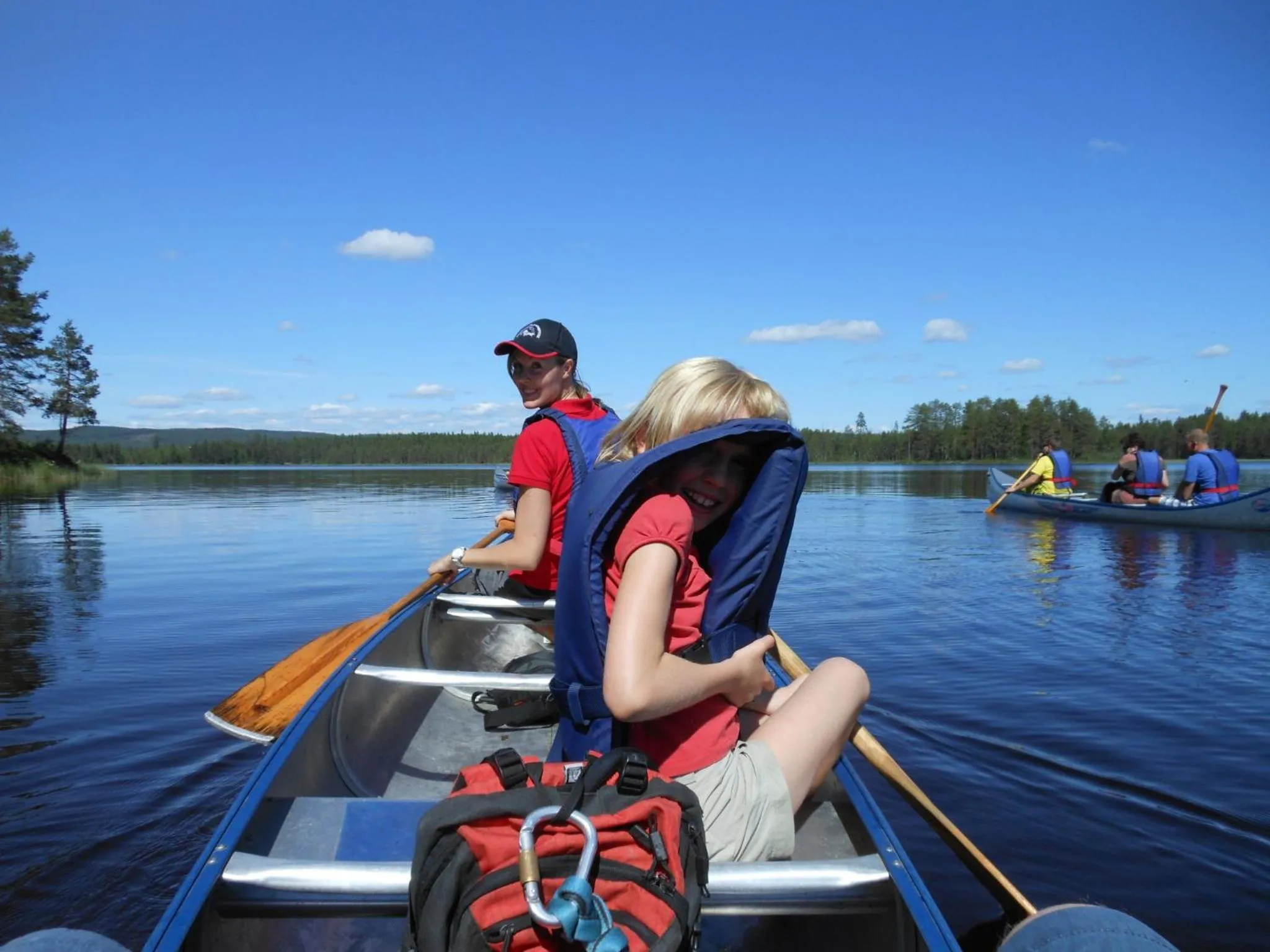 Canoeing in Johannisholm Adventure