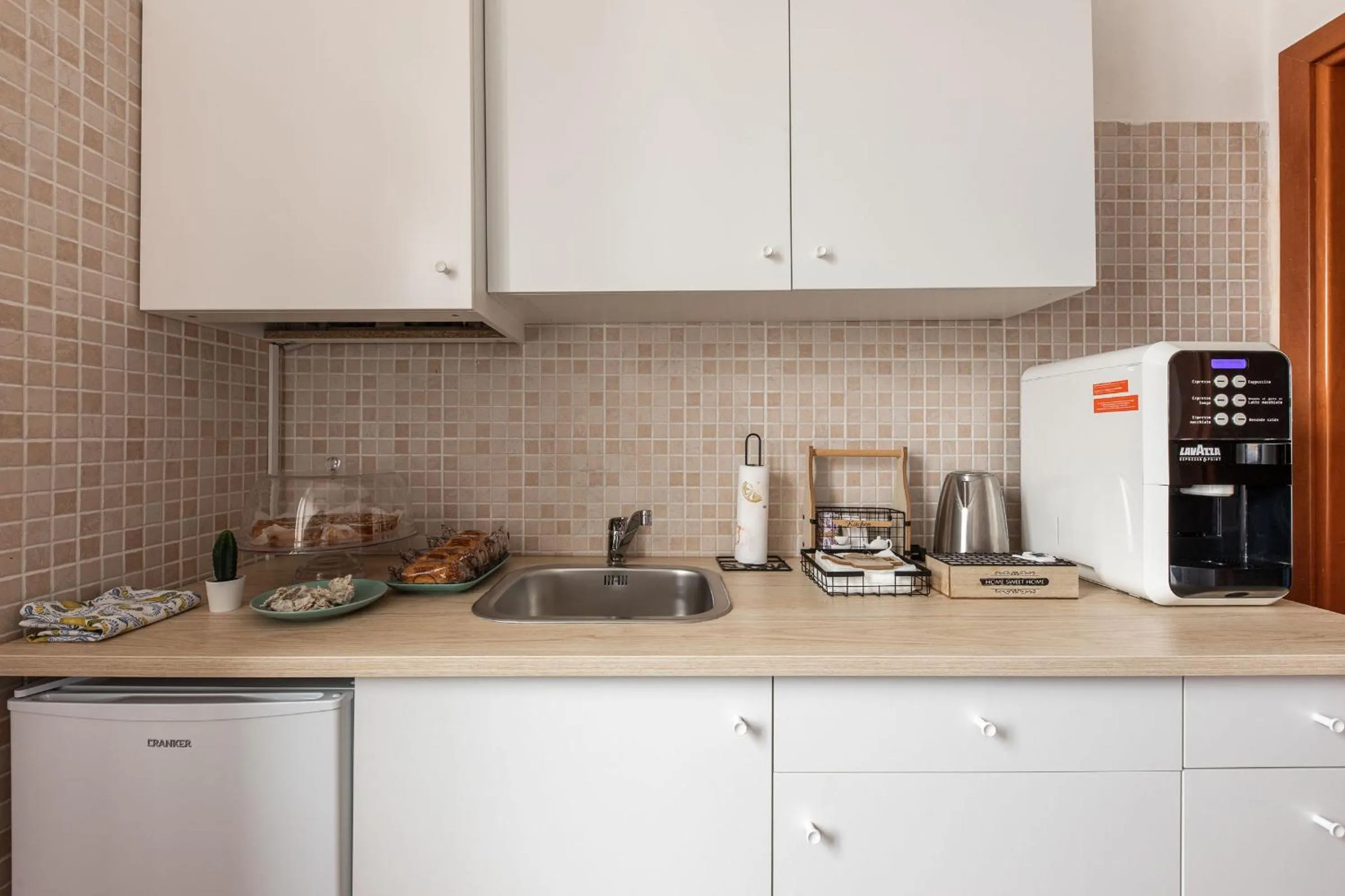 Kitchen or kitchenette in B&B della Stazione