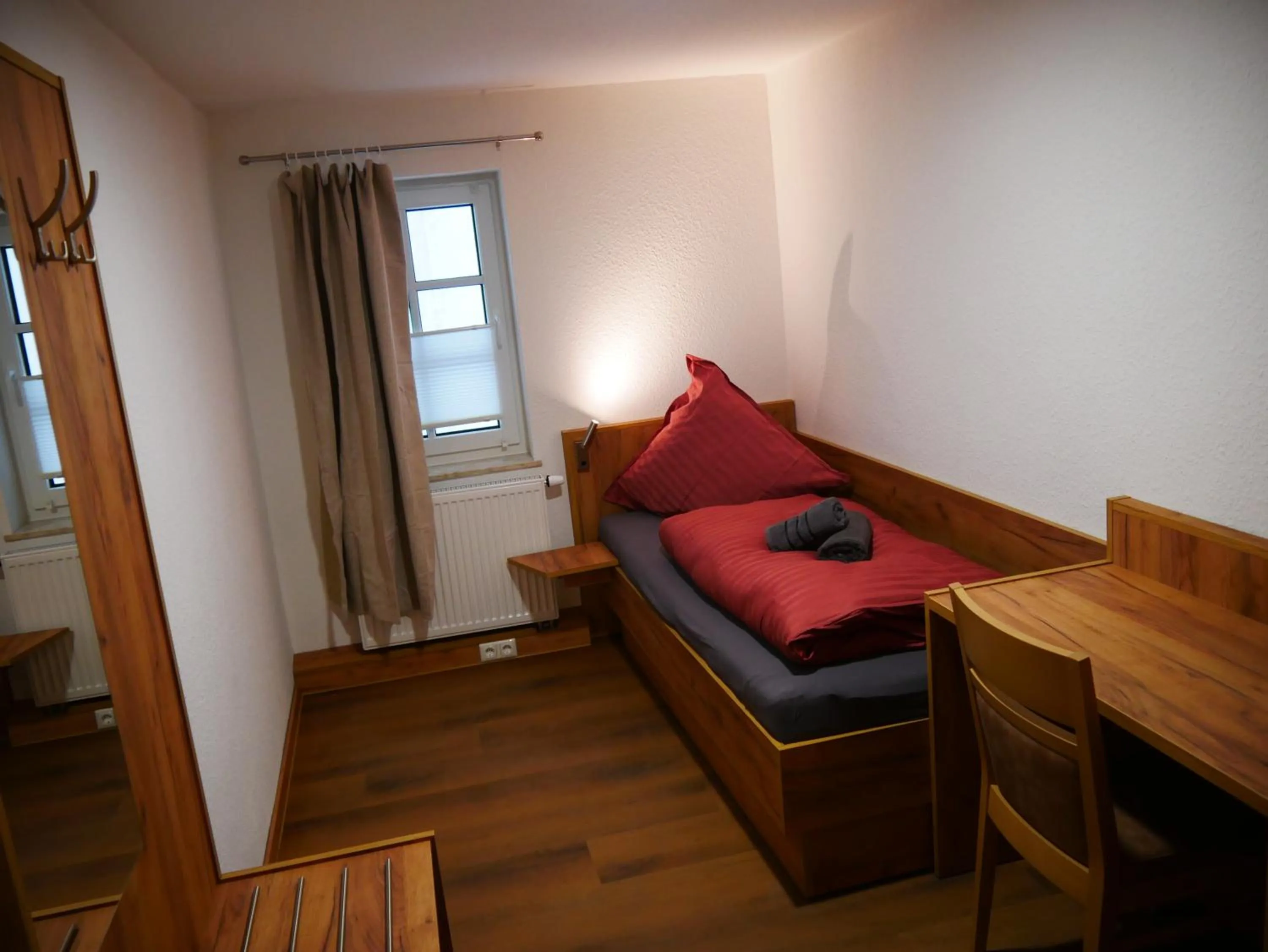 Bed in Heuhotel und Gästehaus Kohlstädt