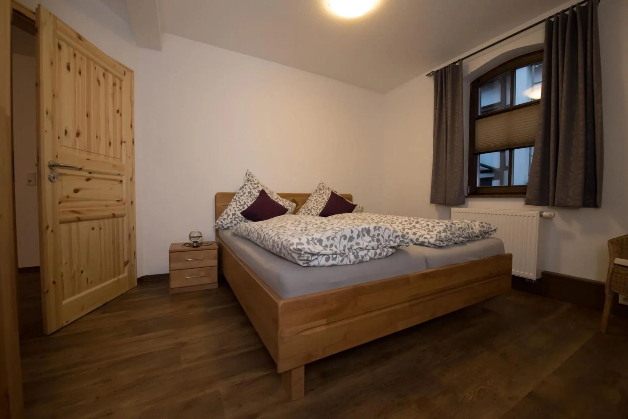 Bed in Heuhotel und Gästehaus Kohlstädt