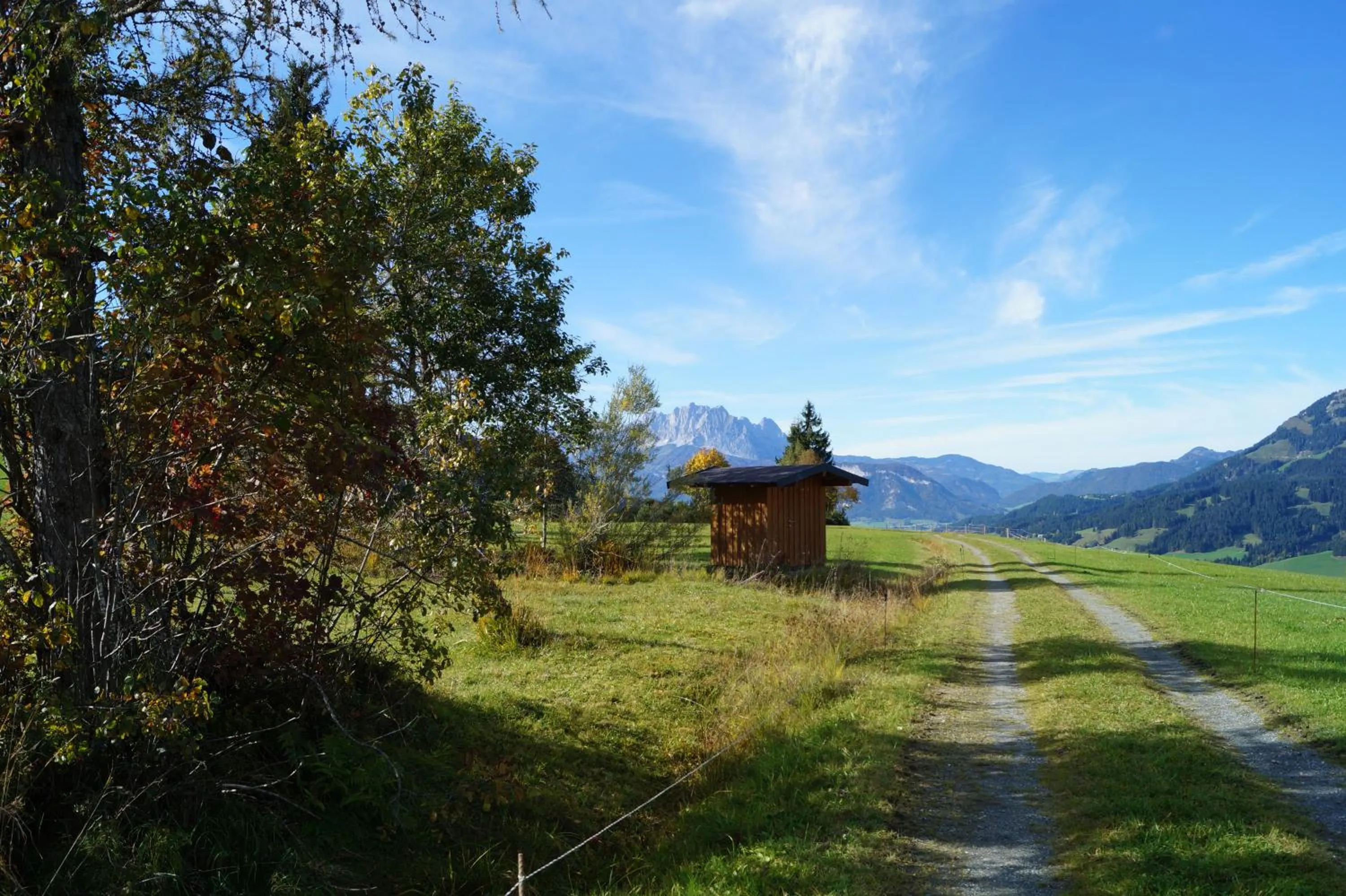 Natural landscape in Ferienwohnungen Egg
