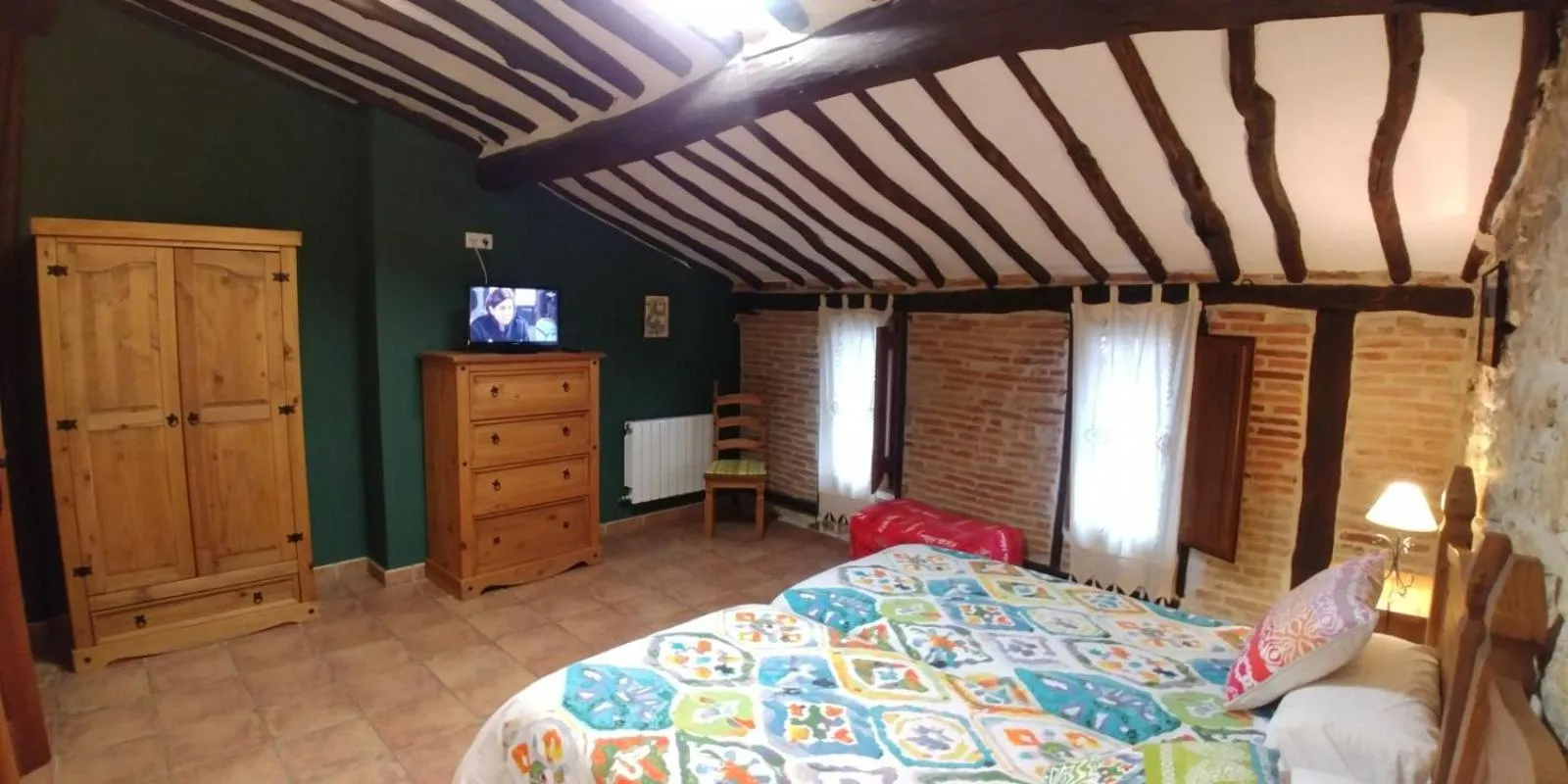 Bed in Hotel La Casa Chacinera