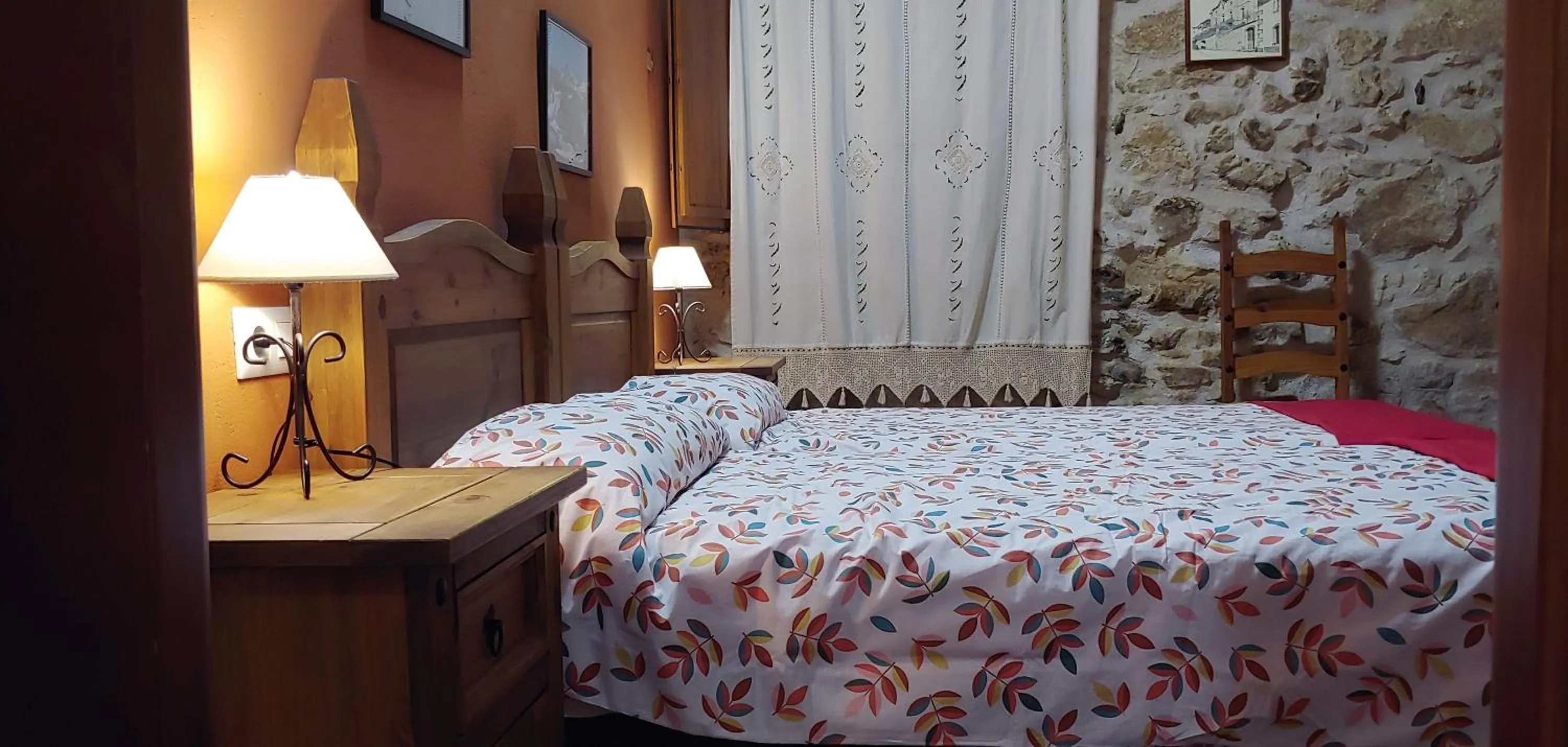 Bed in Hotel La Casa Chacinera