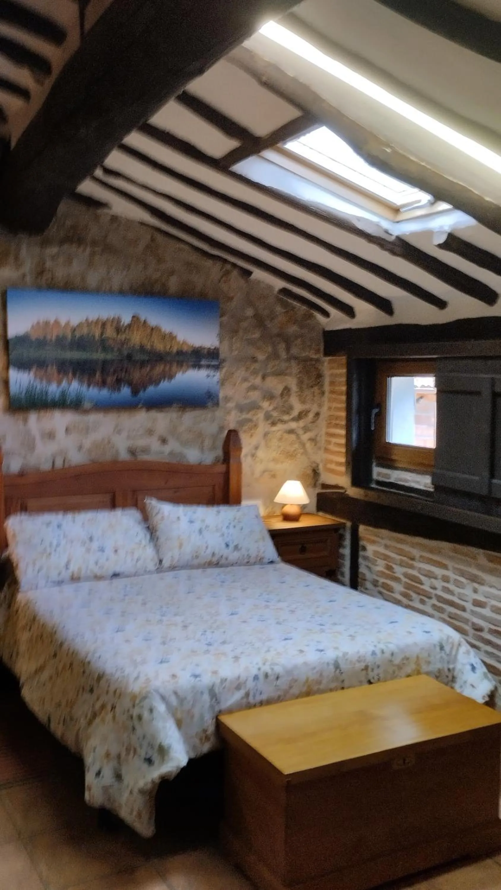 Bed in Hotel La Casa Chacinera