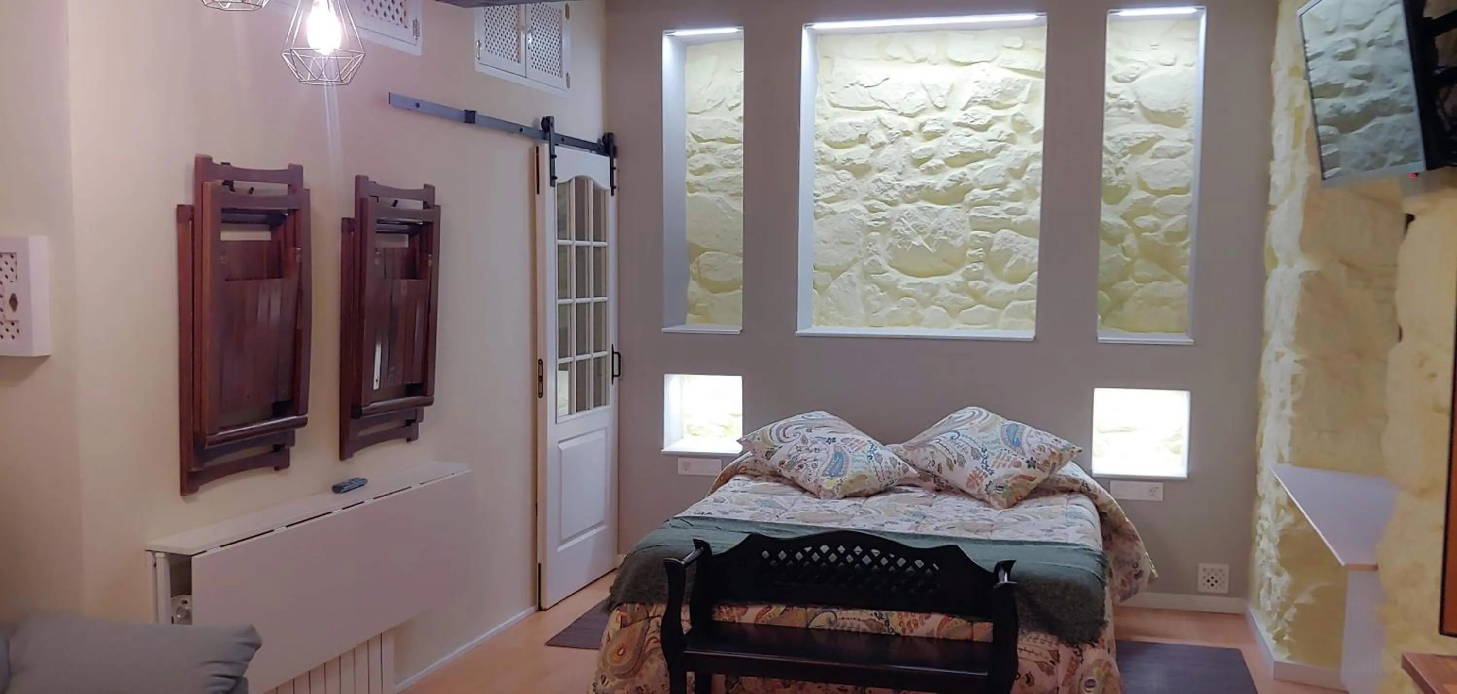 Bed in Hotel La Casa Chacinera