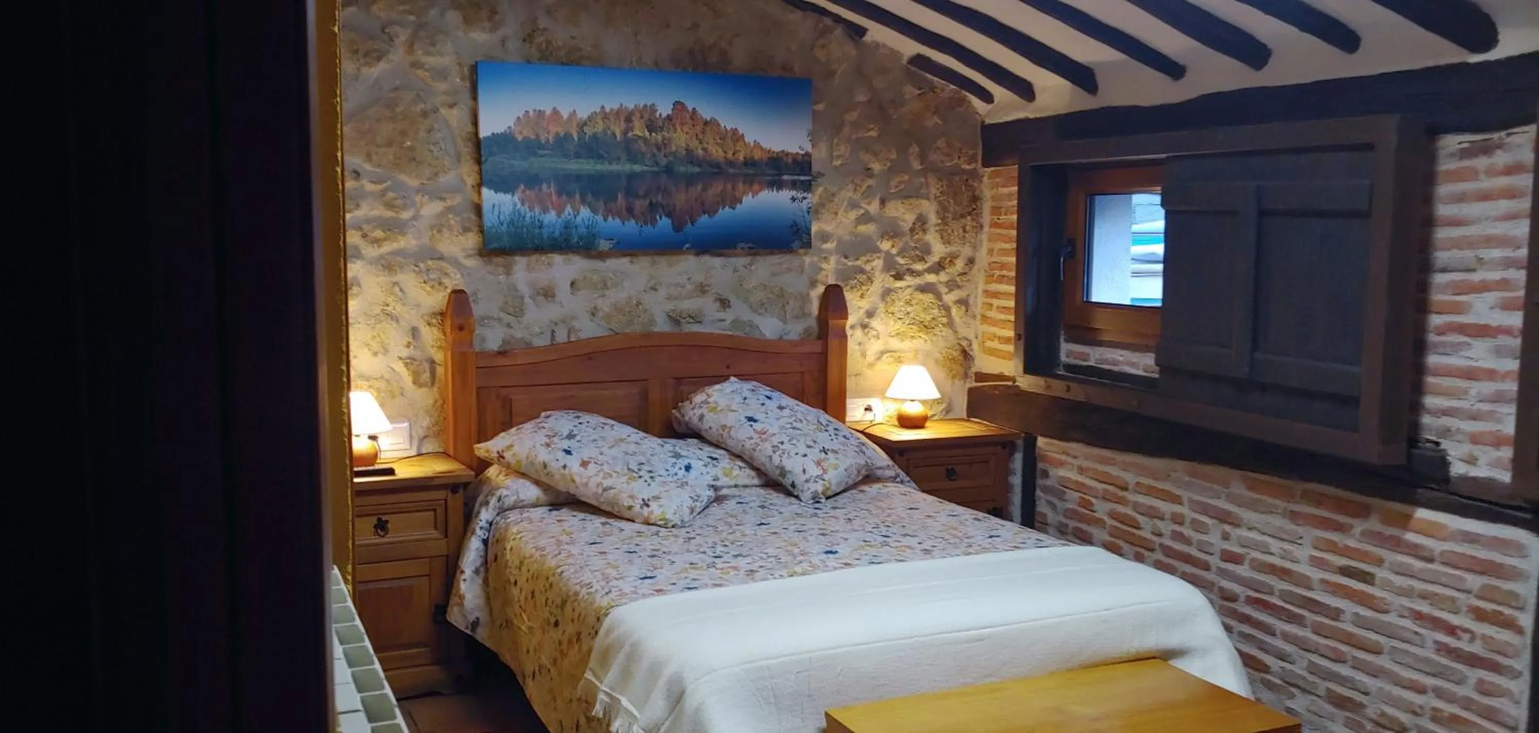 Bed in Hotel La Casa Chacinera