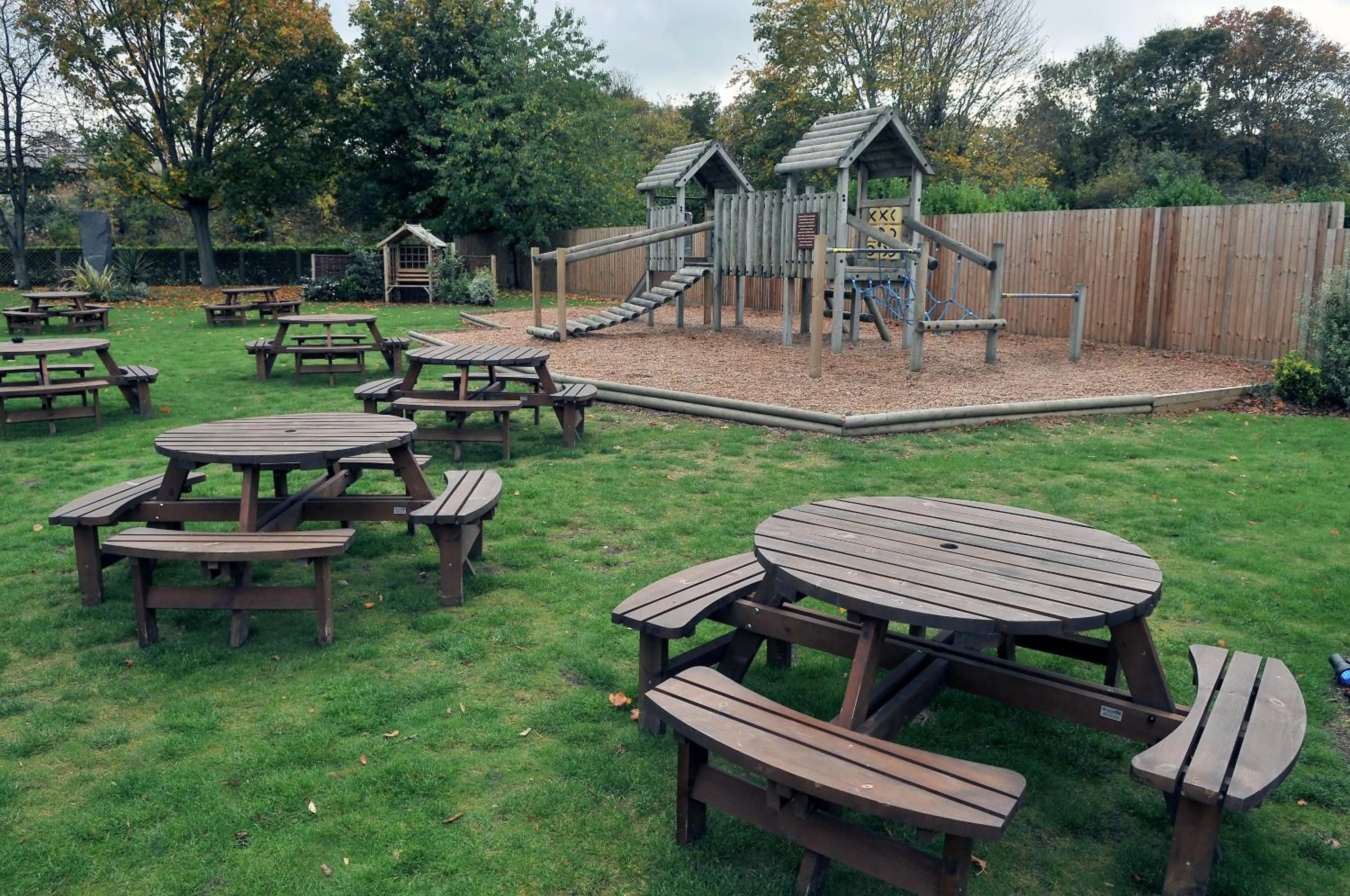 Children play ground in Talardy, St Asaph by Marston’s Inns