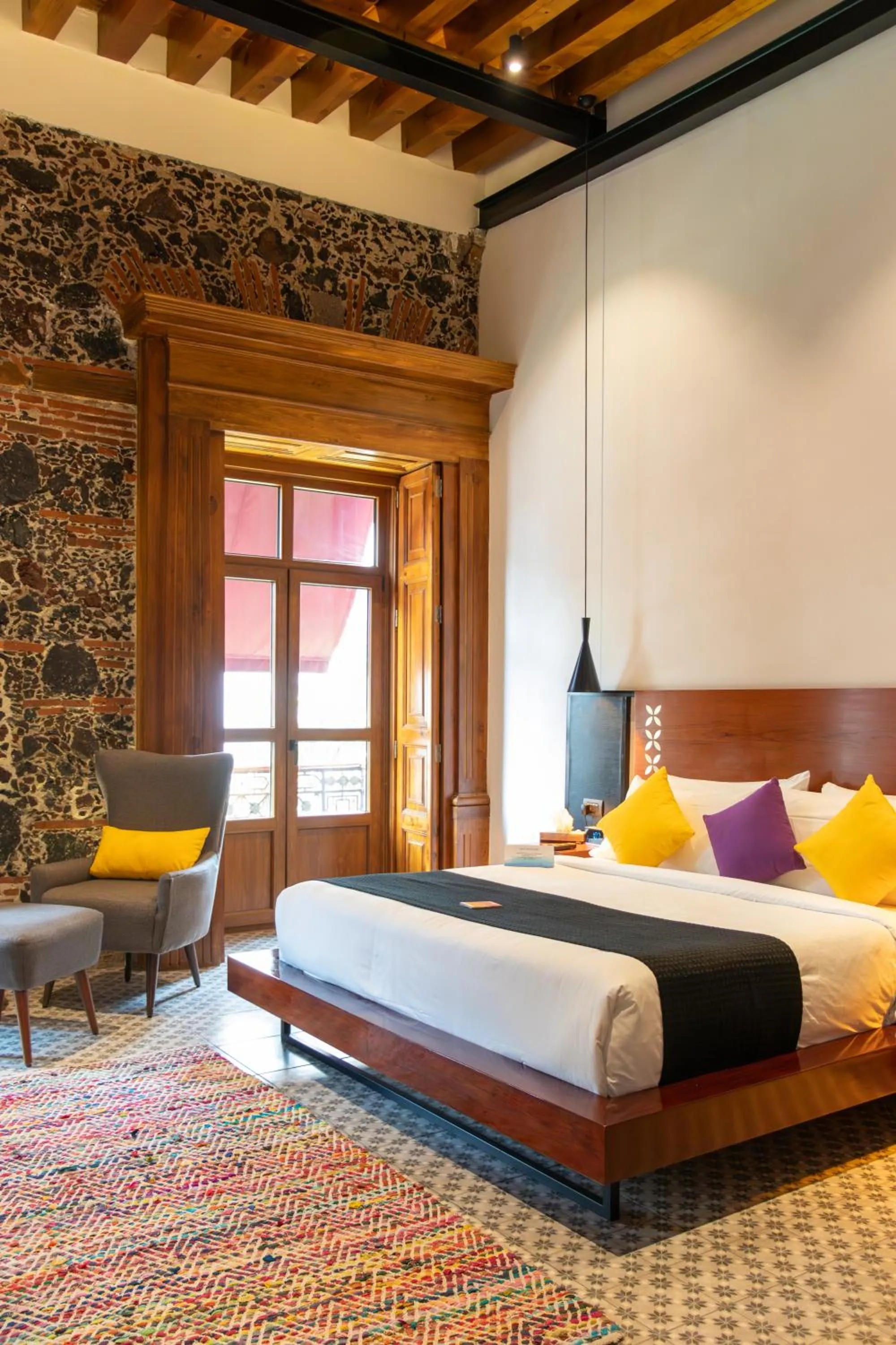 Bed in Casa de la Luz Hotel Boutique