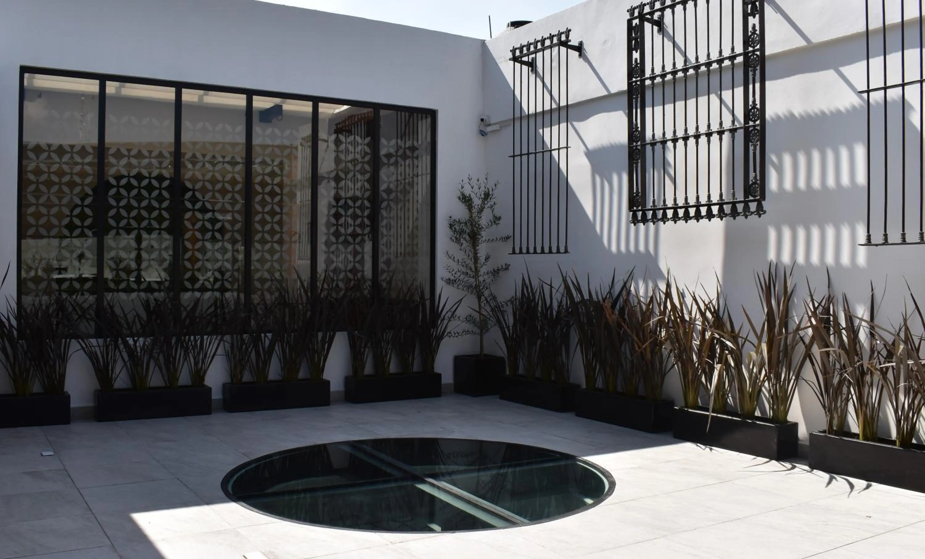 Patio in Casa de la Luz Hotel Boutique