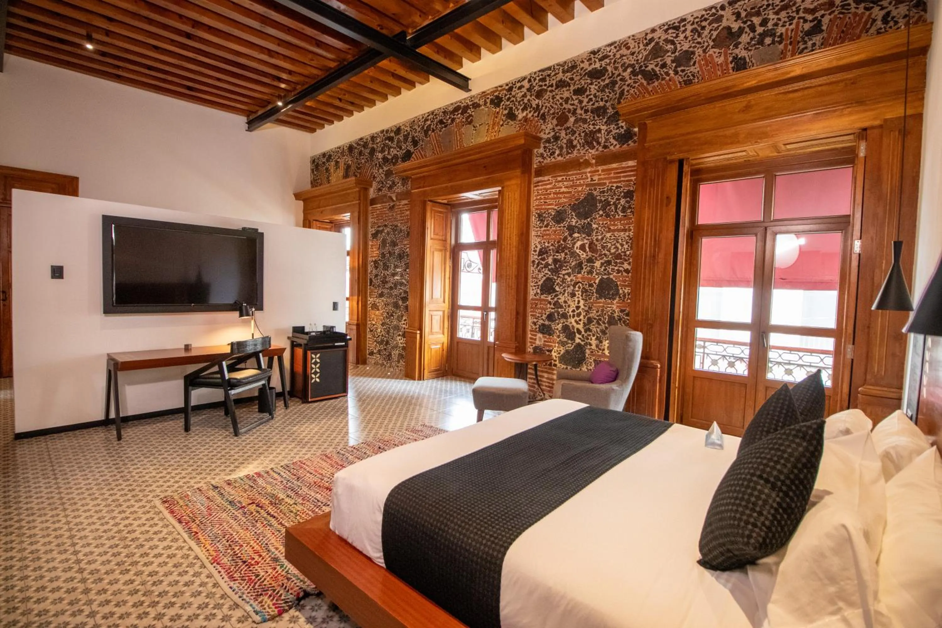 Bed in Casa de la Luz Hotel Boutique