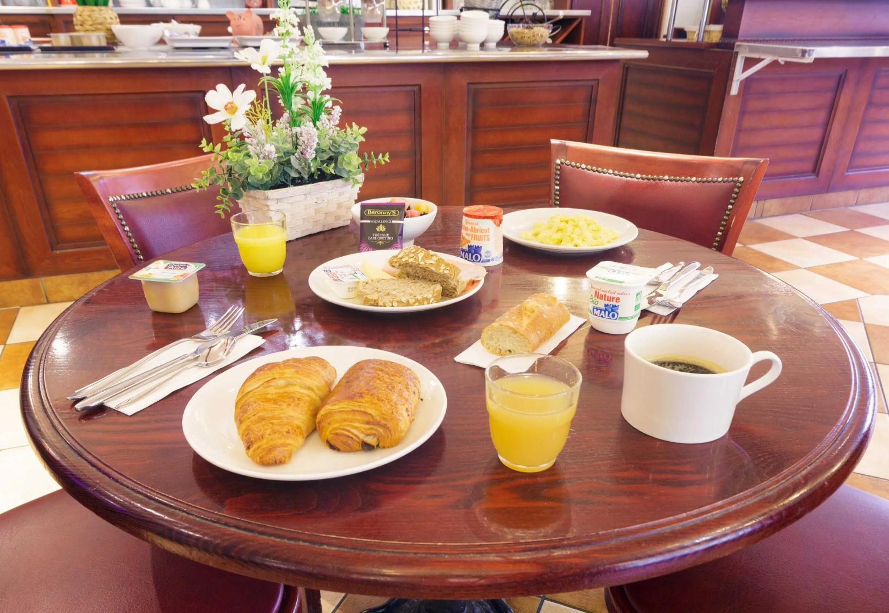 Breakfast in B&B HOTEL Lourdes Centre
