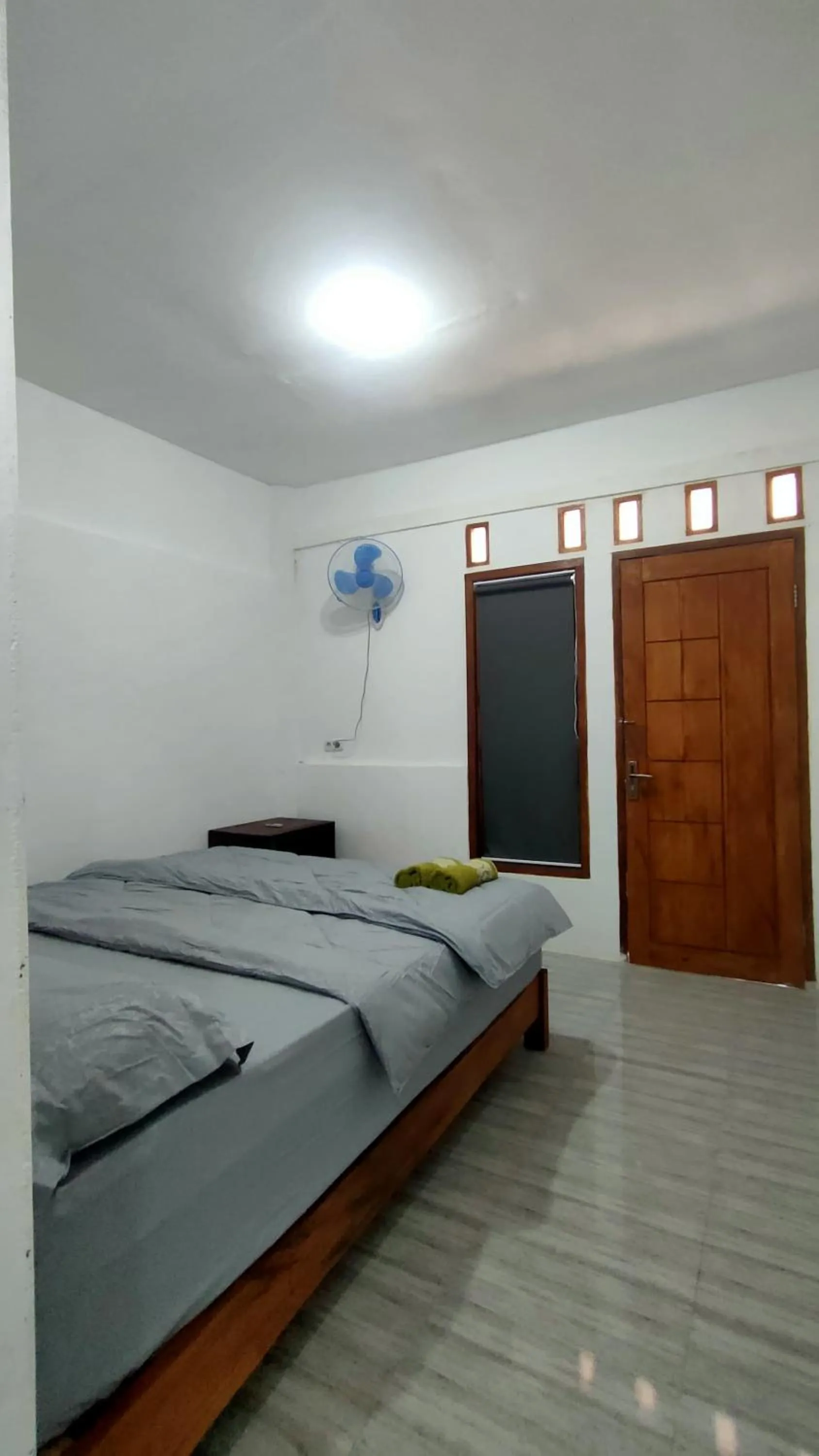 Bed in Angin Mamiri Rinjani Cottages And Restaurant