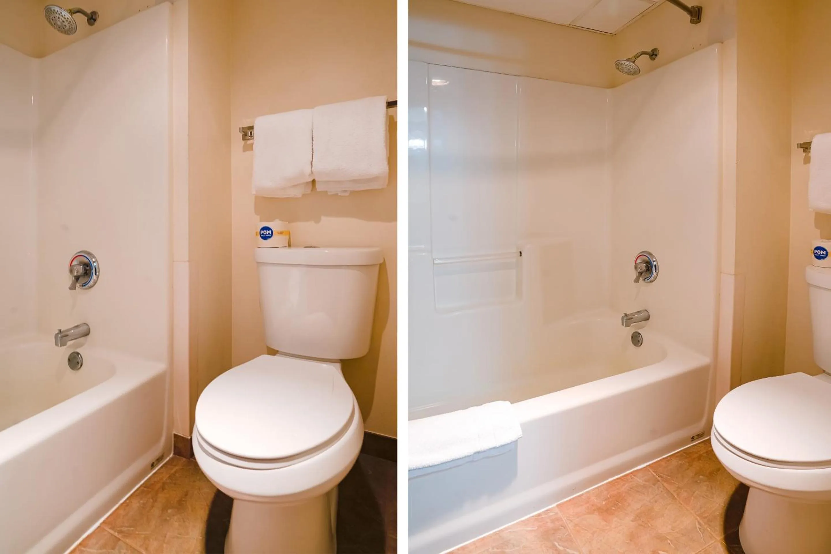 Bathroom in OYO Hotel Redwood Falls near Jackpot Casino