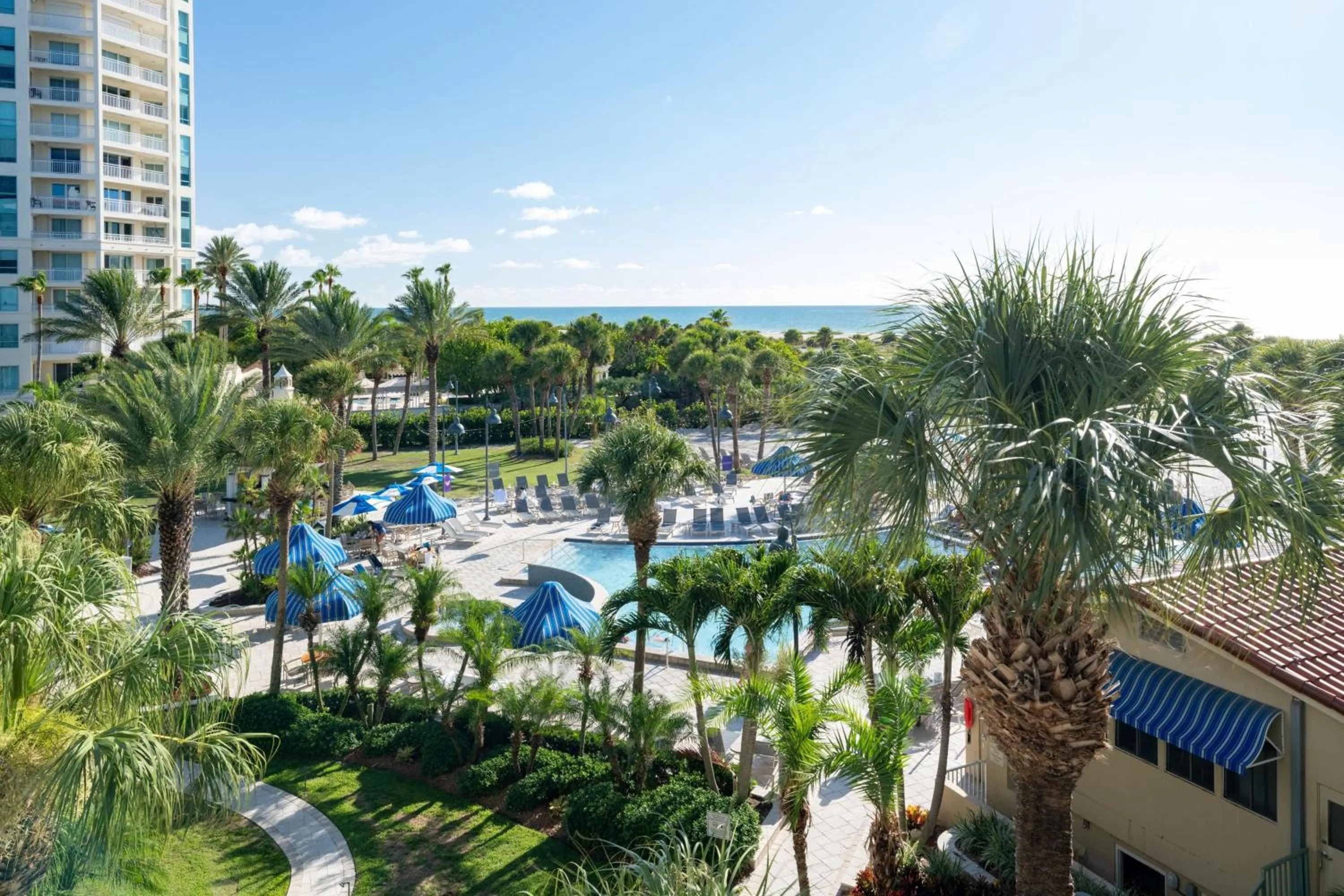 Swimming pool in Clearwater Beach Sheraton Resort on Sand Key