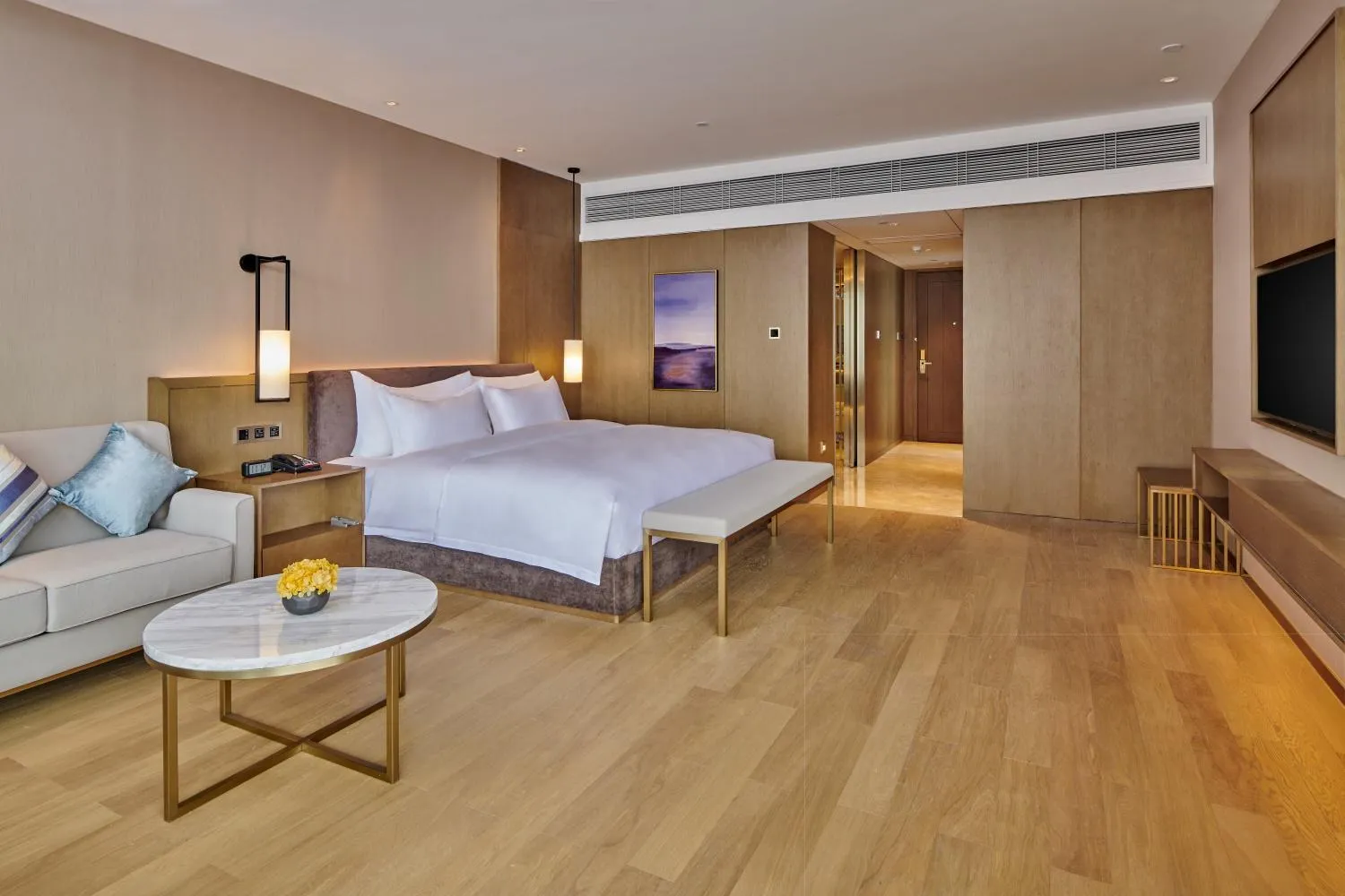 Bed in LIUZHOU PENGYI Hotel