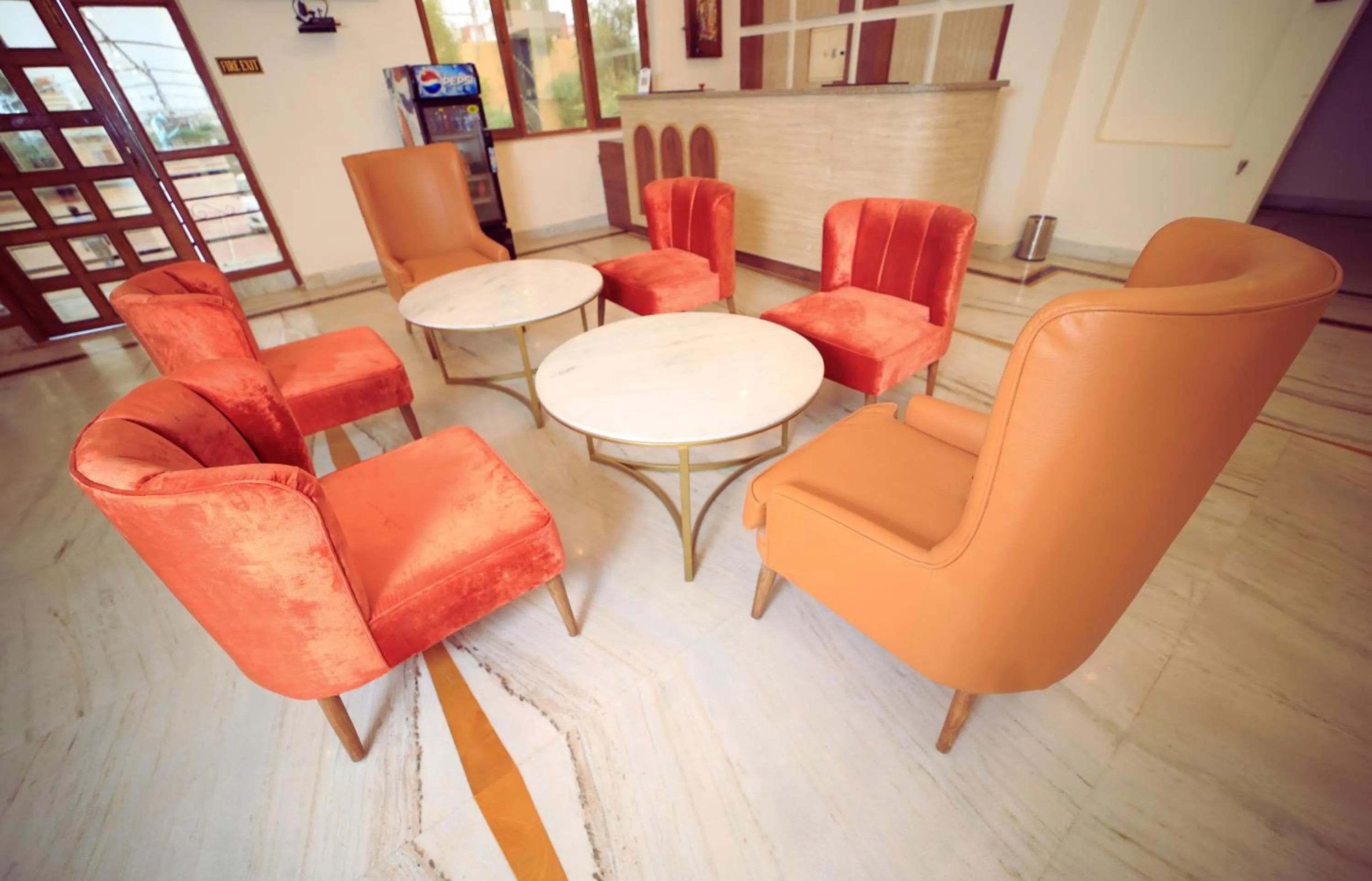 Lobby or reception in Kenth Hari Resort Dhaulpur by ShriGo Hotels