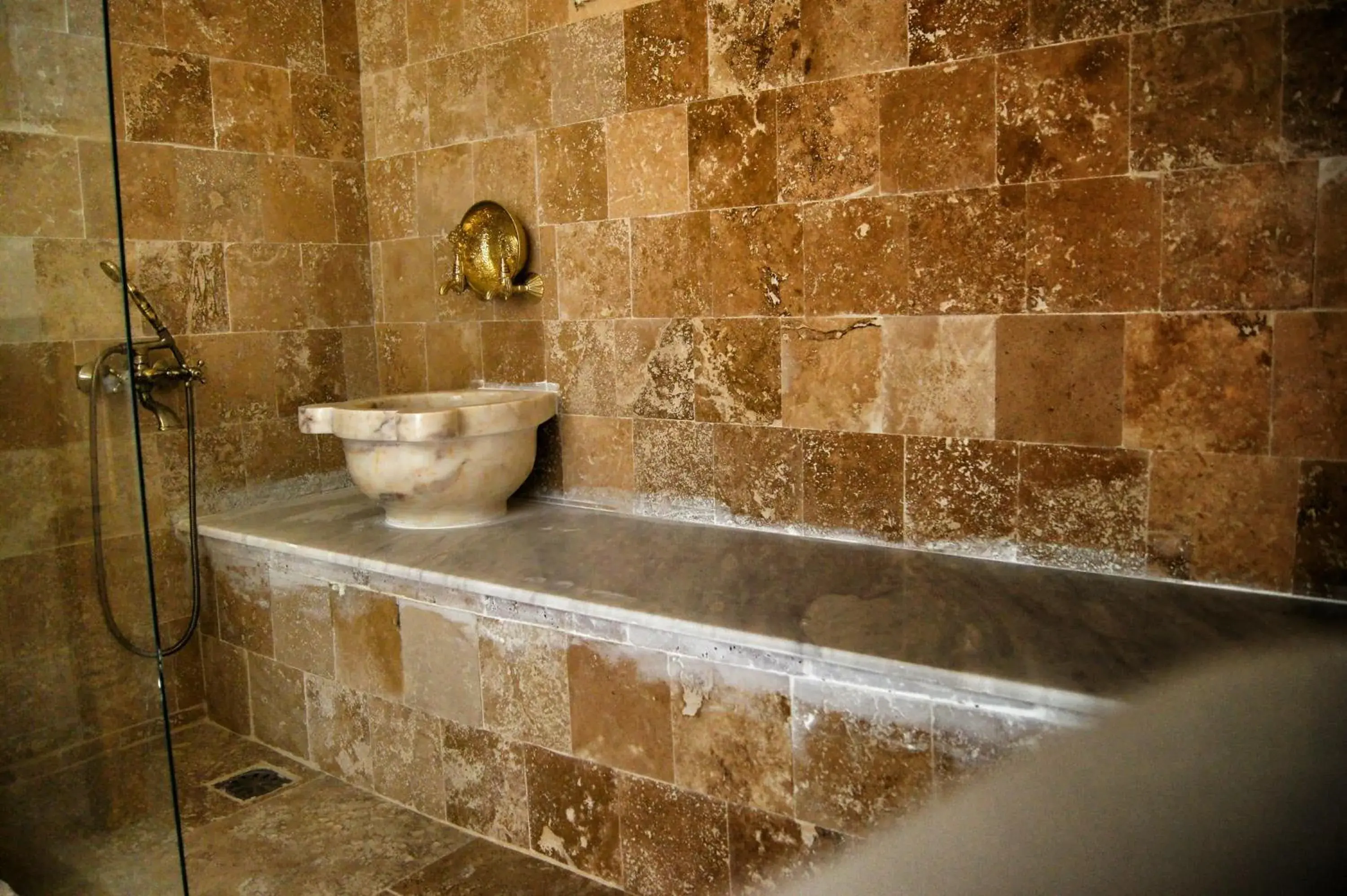 Bathroom in Sakli Konak Cappadocia Hotel&Restaurant Bathroom in Sakli Konak Cappadocia Hotel&Restaurant