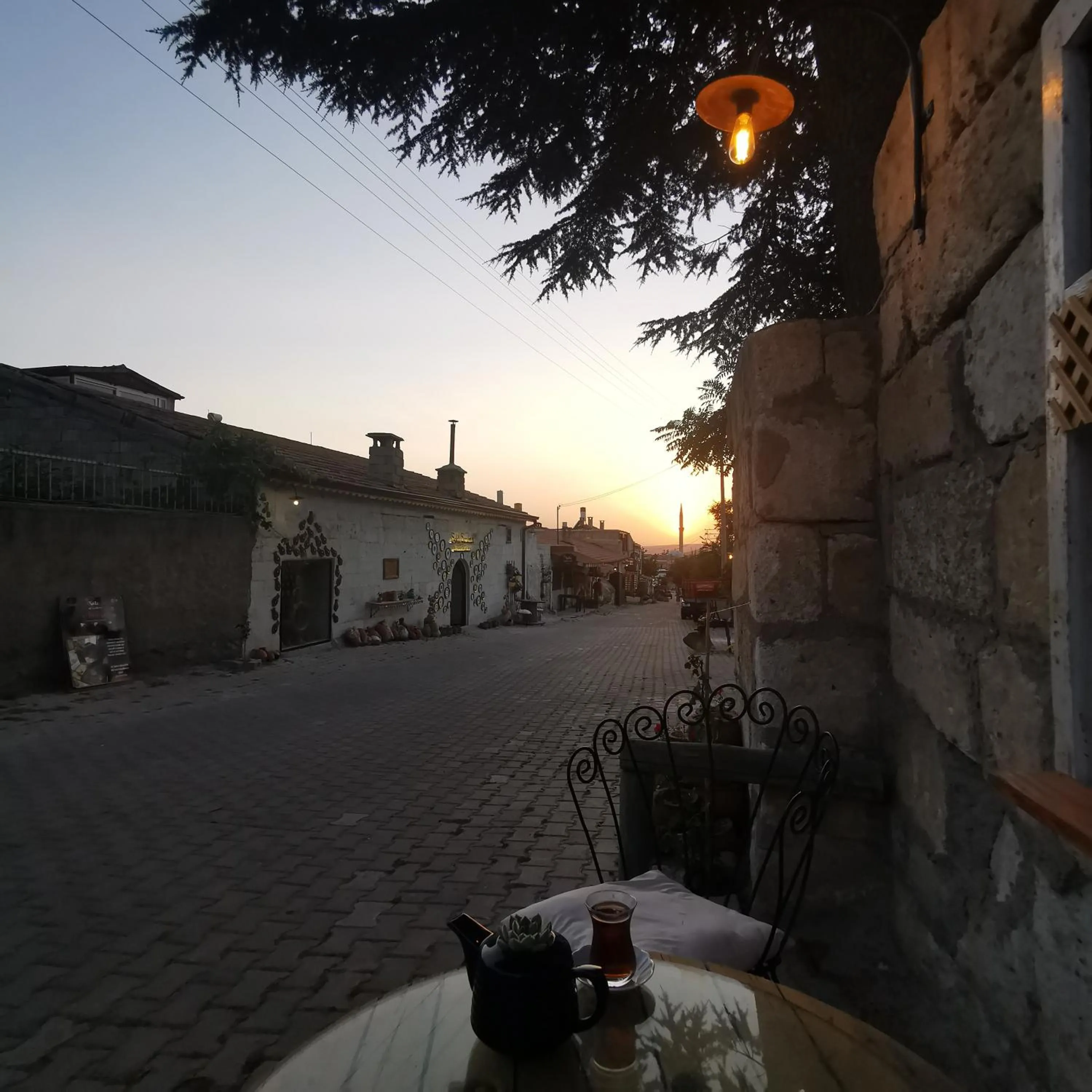Sunset in Sakli Konak Cappadocia Hotel&Restaurant