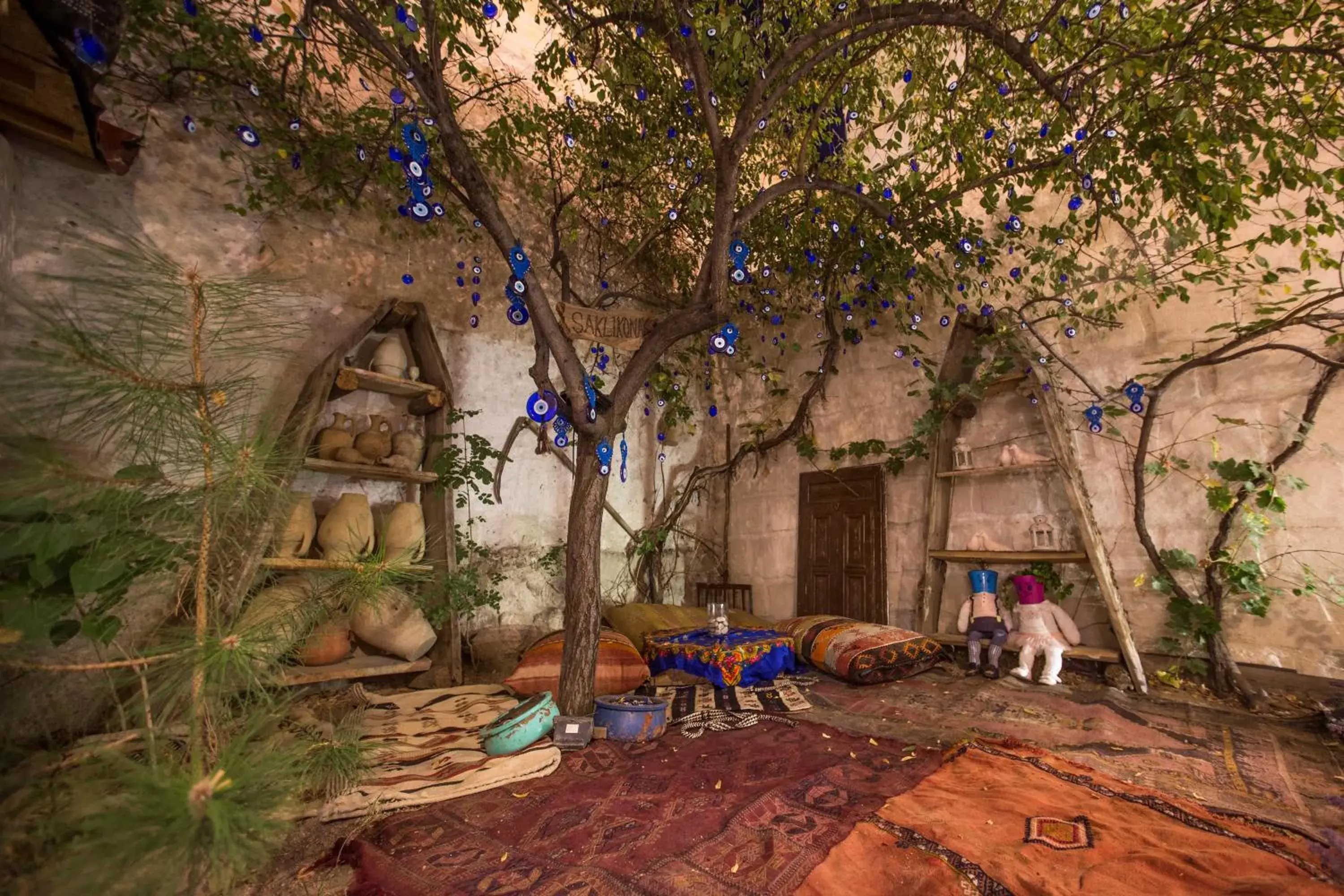 Garden view in Sakli Konak Cappadocia Hotel&Restaurant Garden view in Sakli Konak Cappadocia Hotel&Restaurant