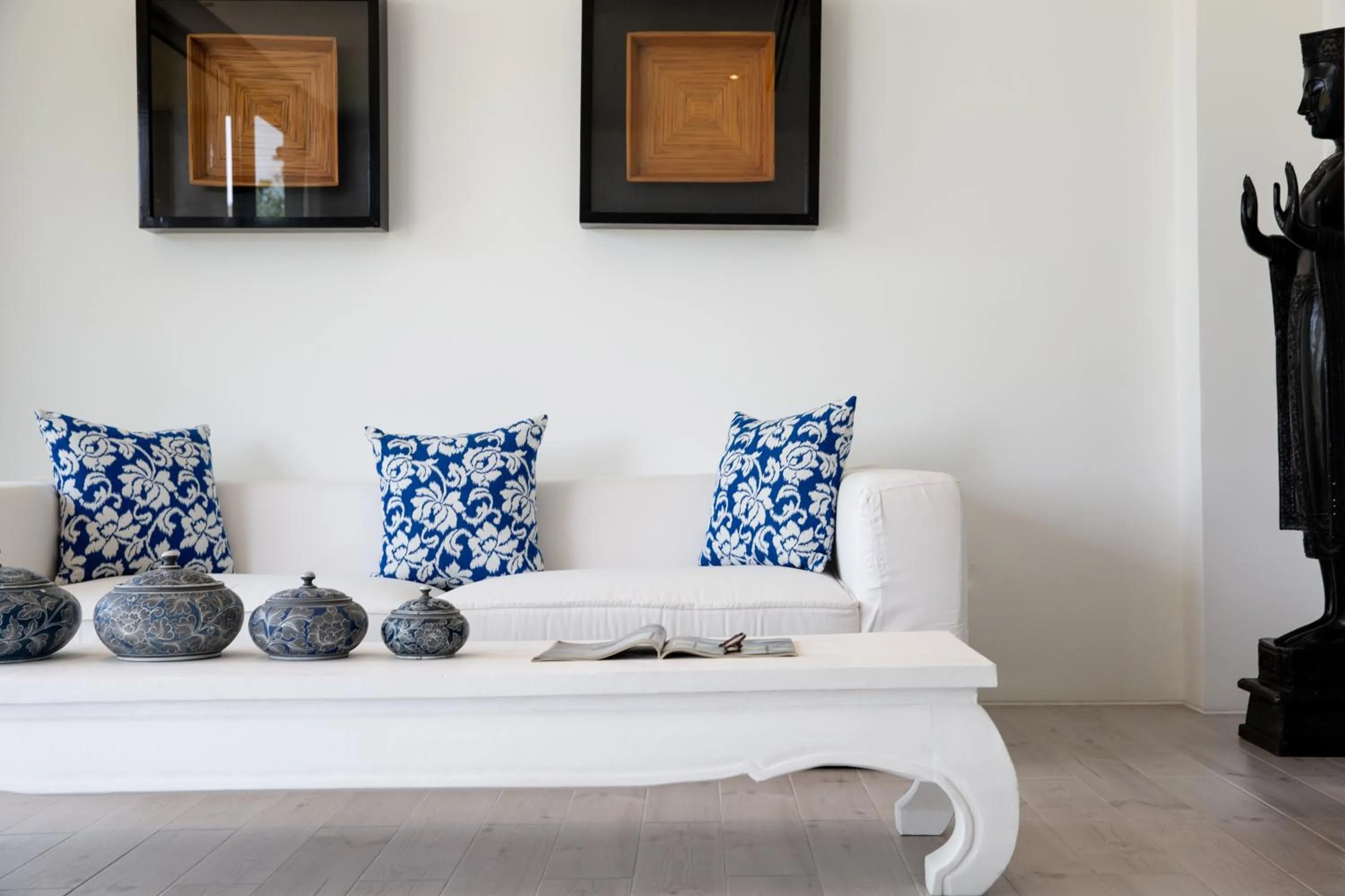 Bed in Villa Belle - fully serviced private sea view villa with an award winning in-house cook