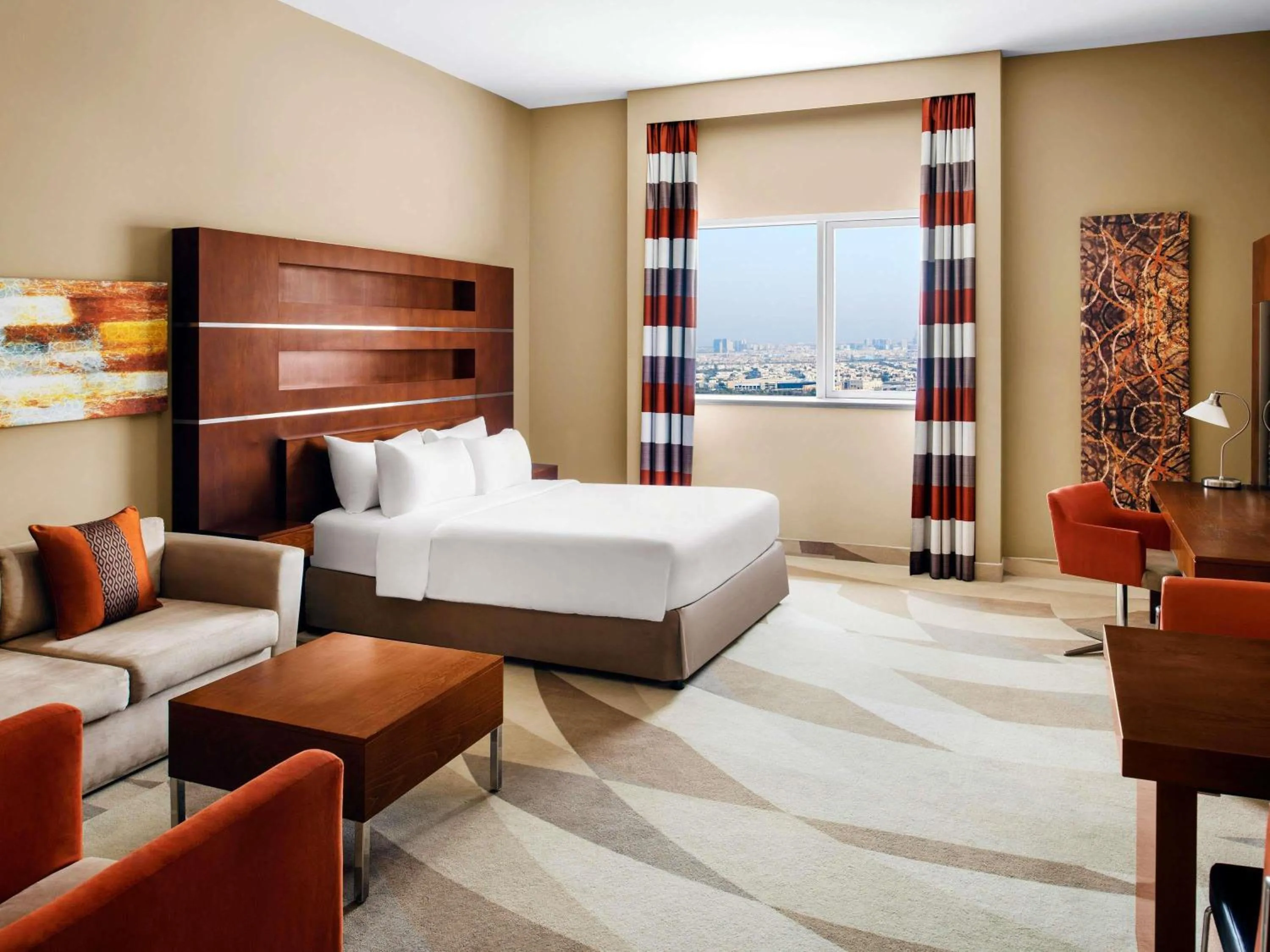 Bedroom, Bed in Novotel Dubai Al Barsha