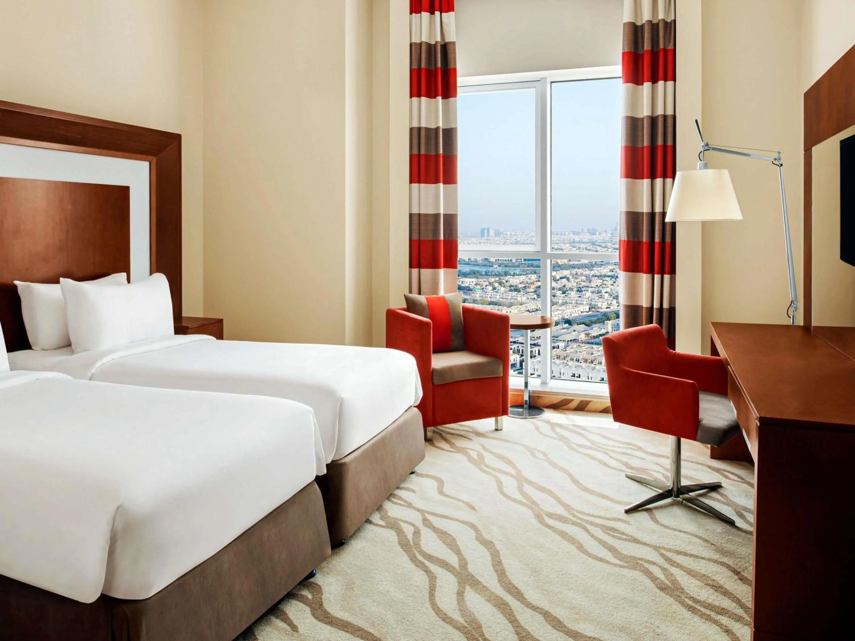 Bedroom, Bed in Novotel Dubai Al Barsha