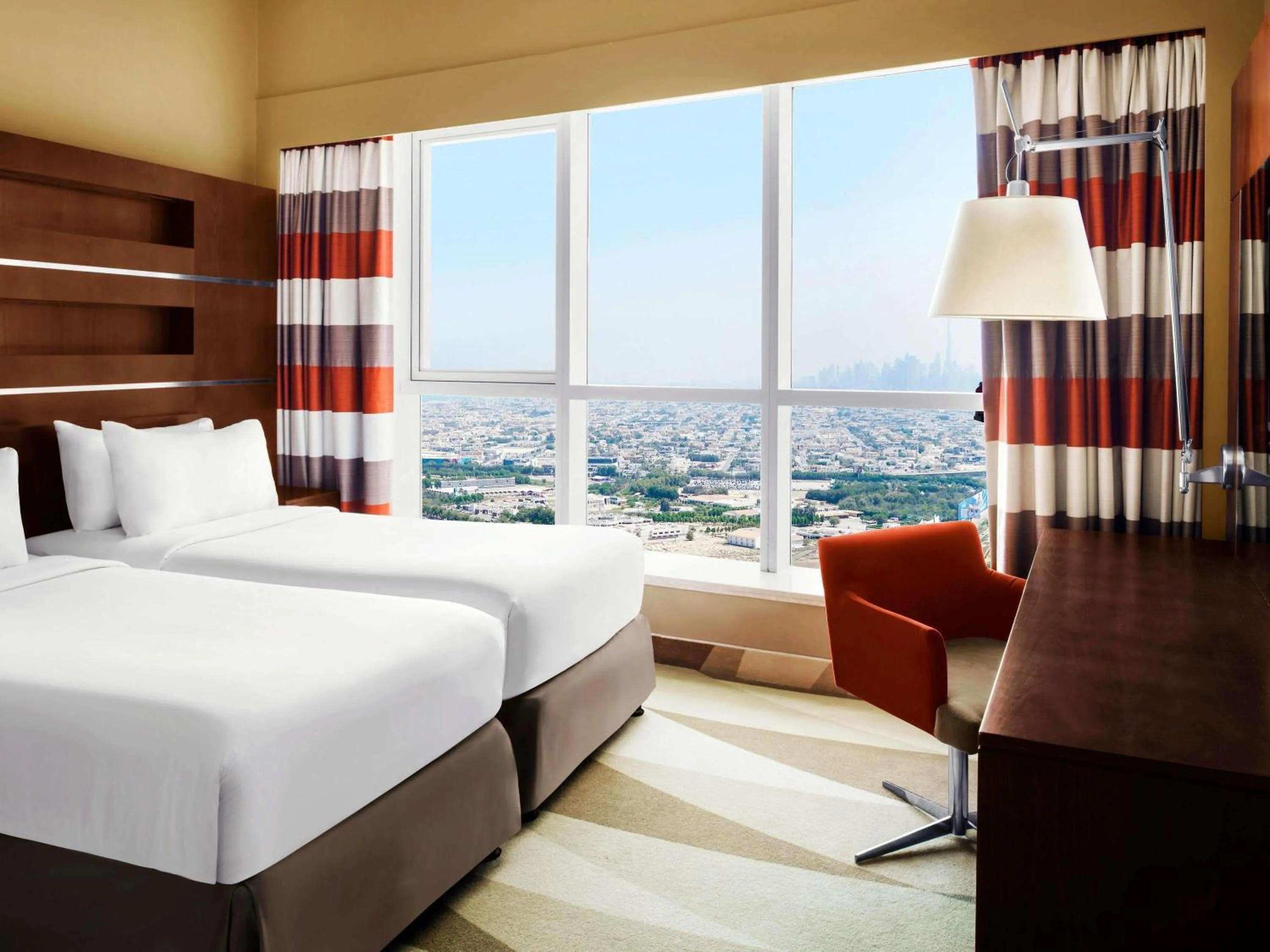 Bedroom, Bed in Novotel Dubai Al Barsha