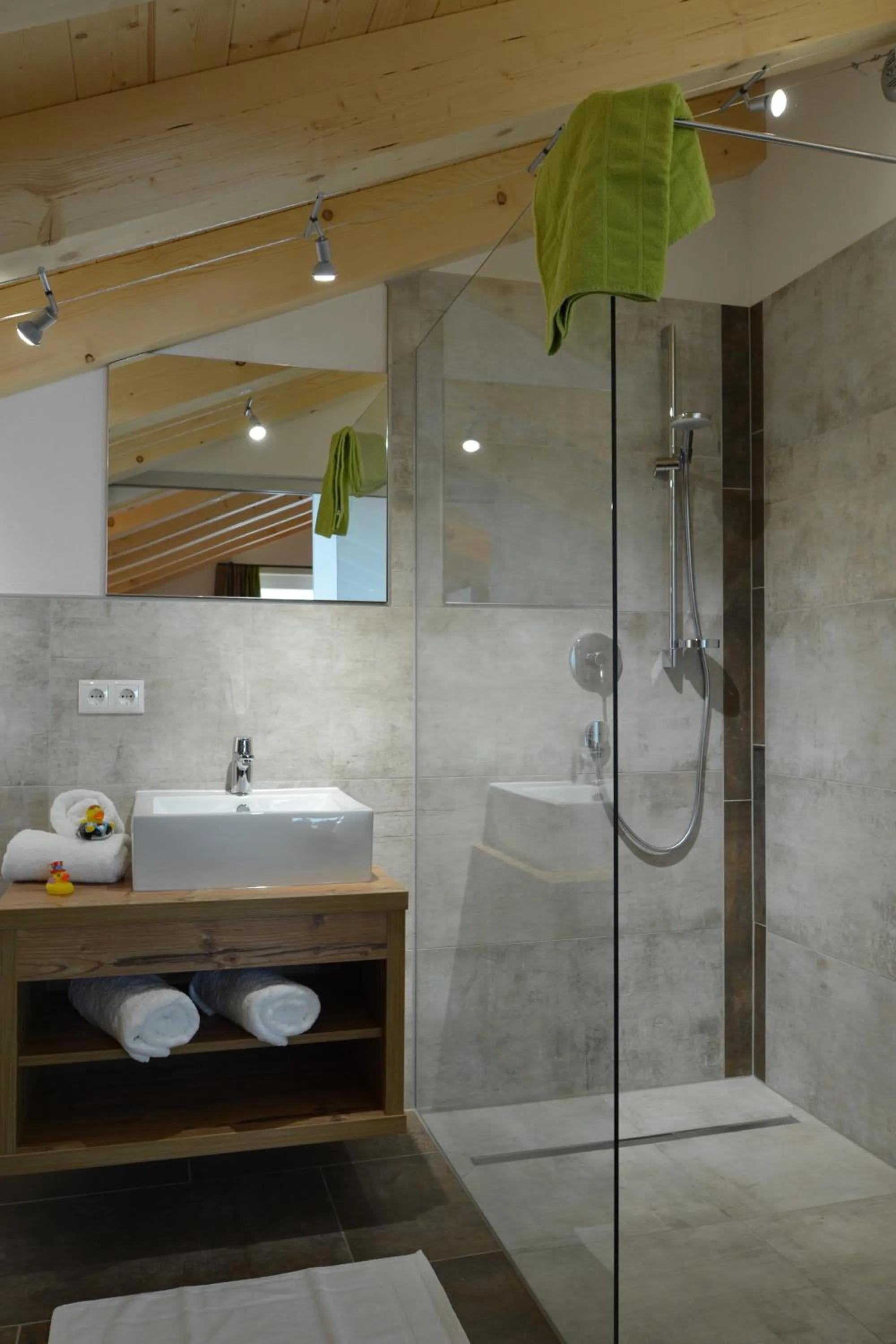 Shower in Pension Alpenblick